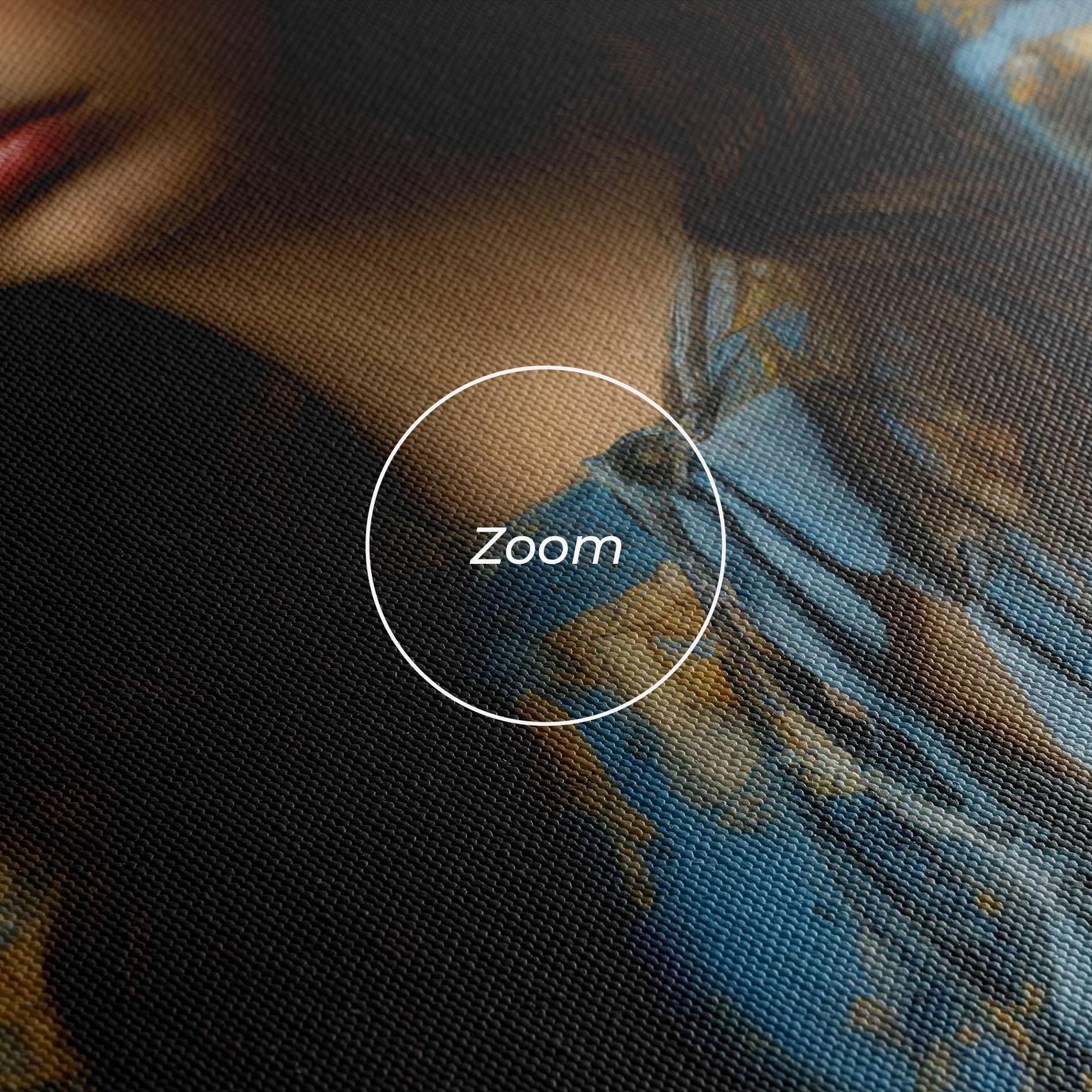 Leinwandbild Yellow Rose Dress mockup 3