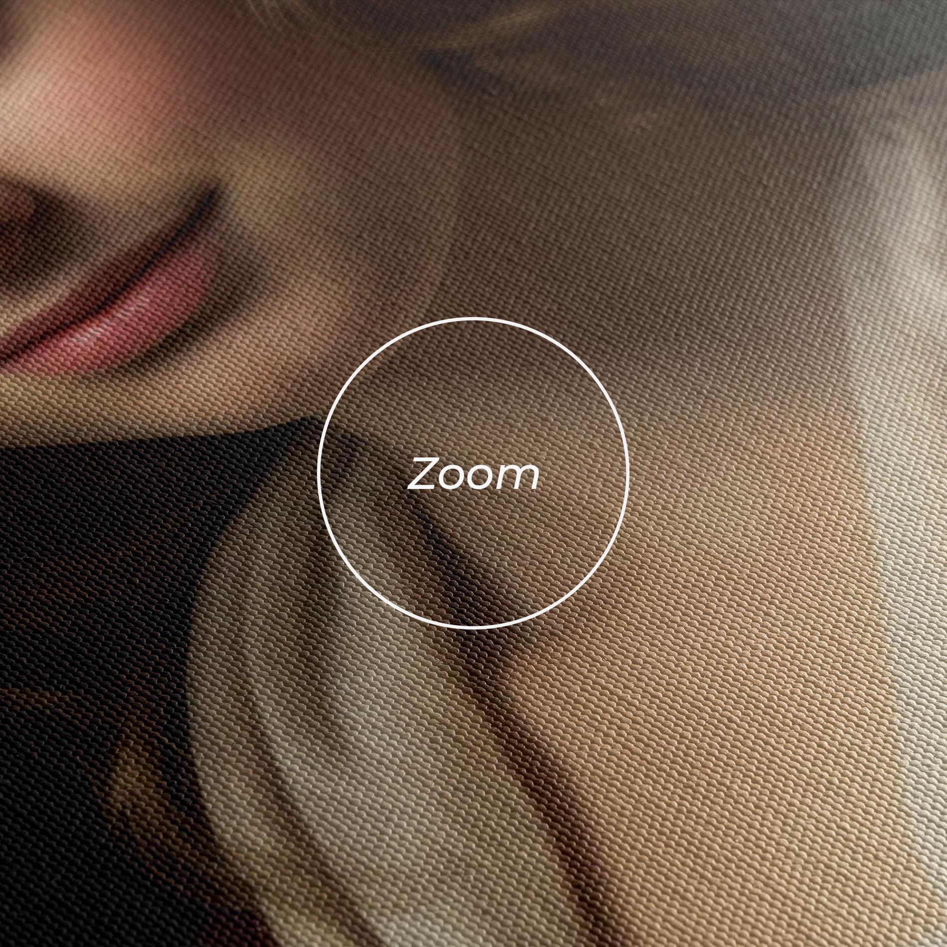 Leinwandbild Young Vintage Woman mockup 3