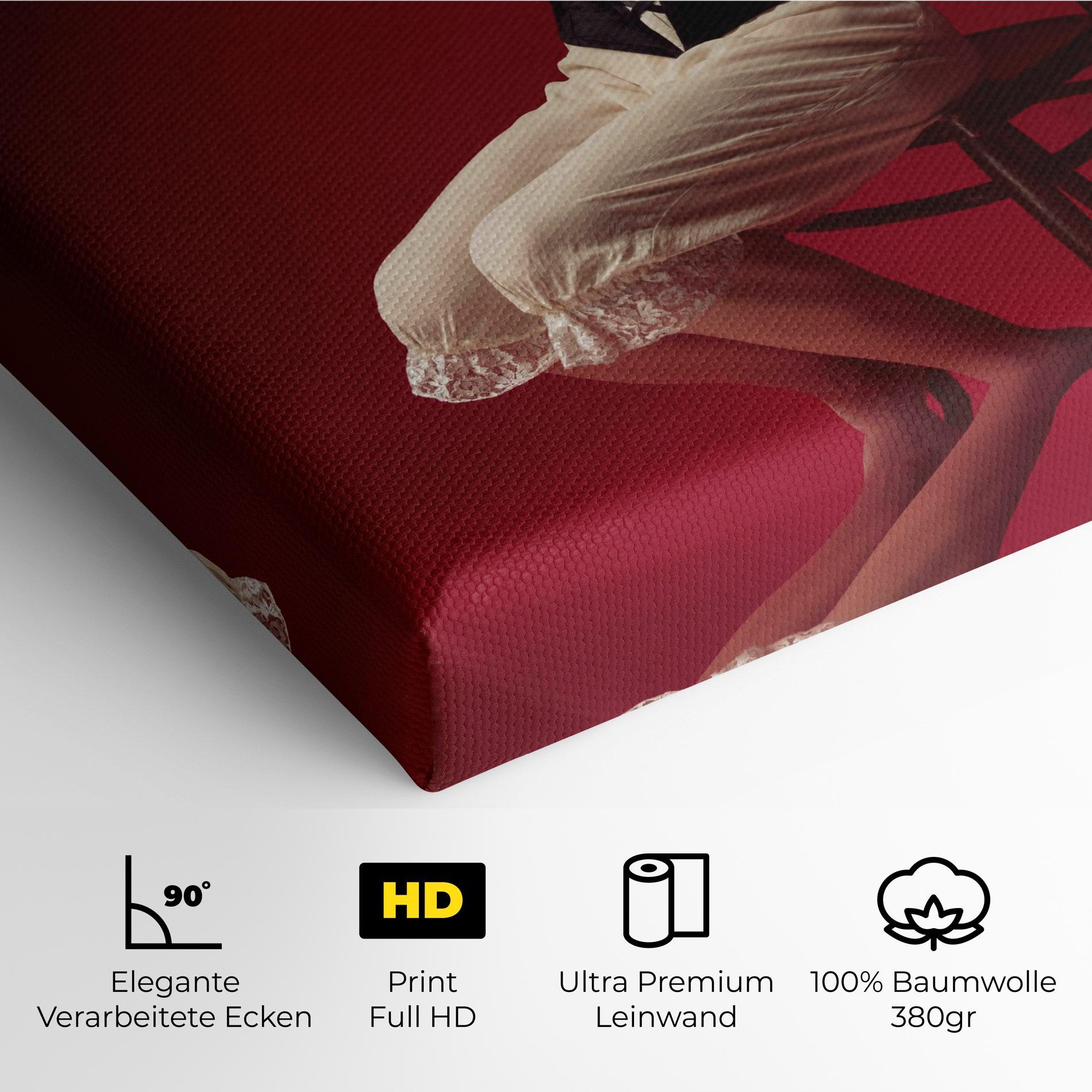 Leinwandbild Medieval Redhead Woman mockup 4