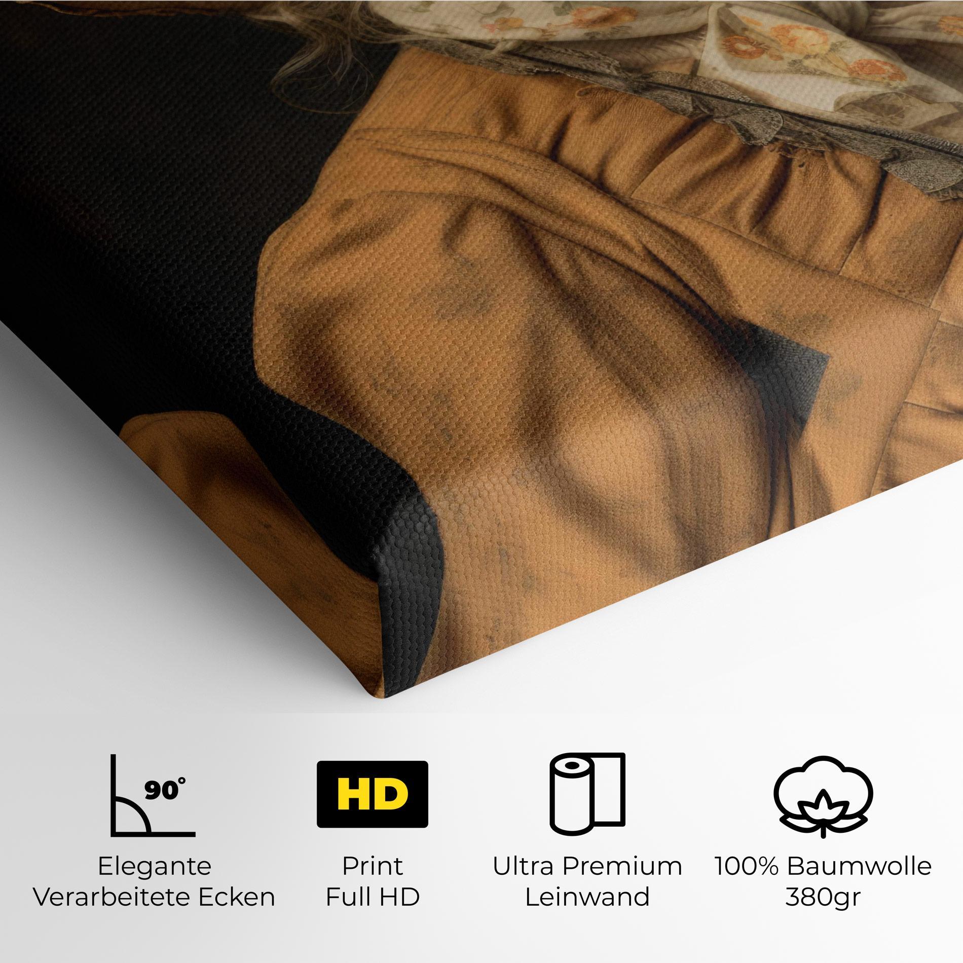 Leinwandbild Pretty Vintage Blonde mockup 4