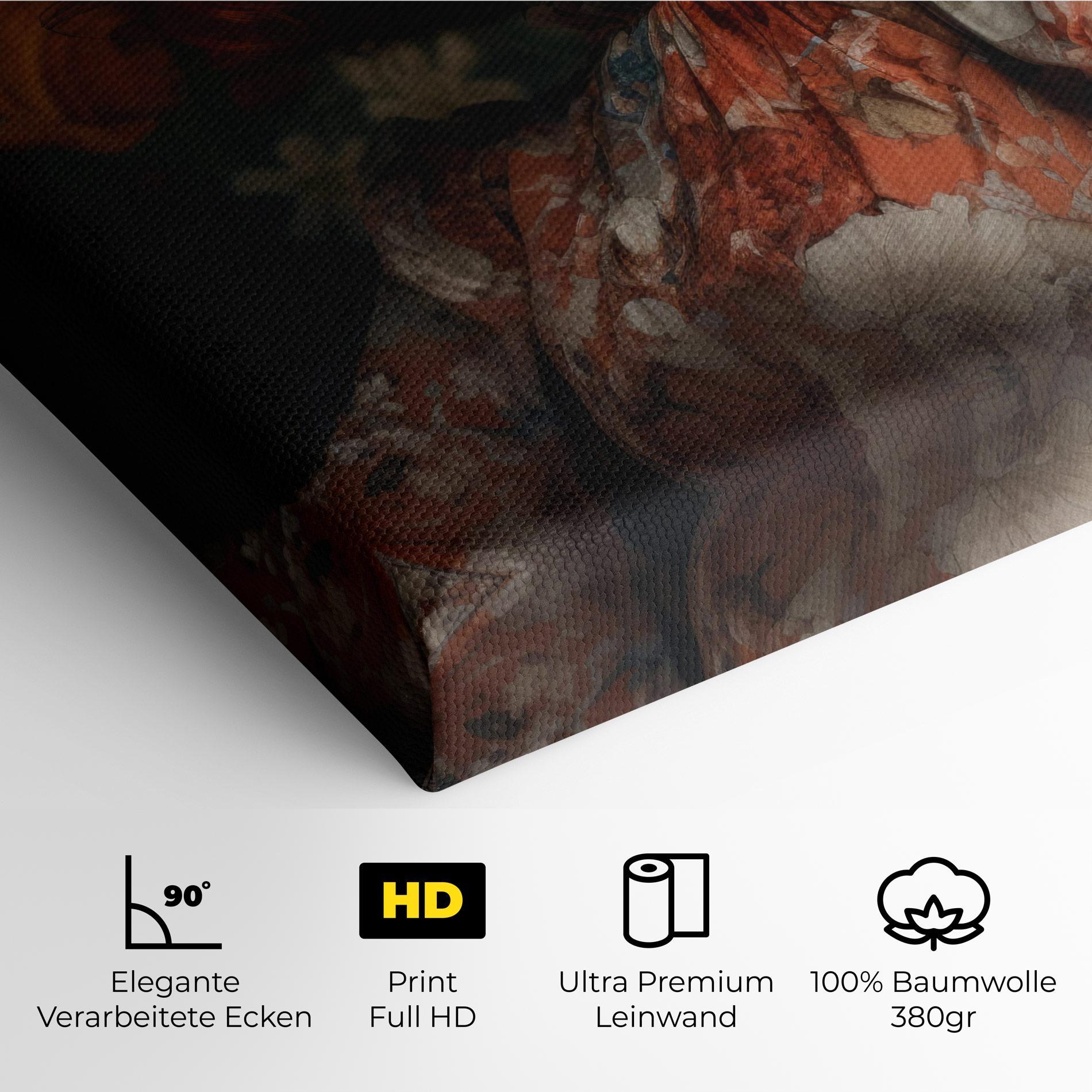 Leinwandbild Red Vintage Hair mockup 4