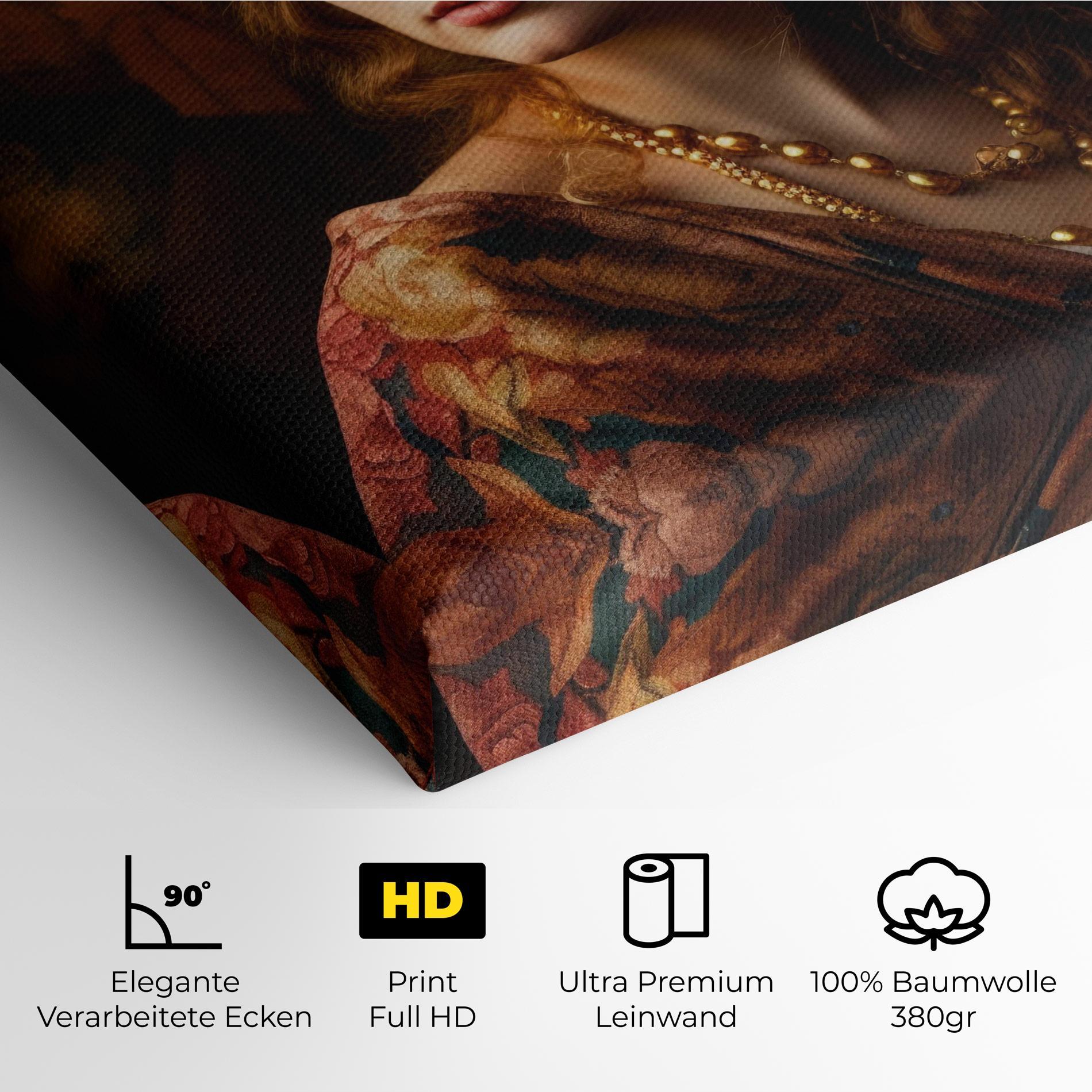 Leinwandbild Renaissance Woman mockup 4