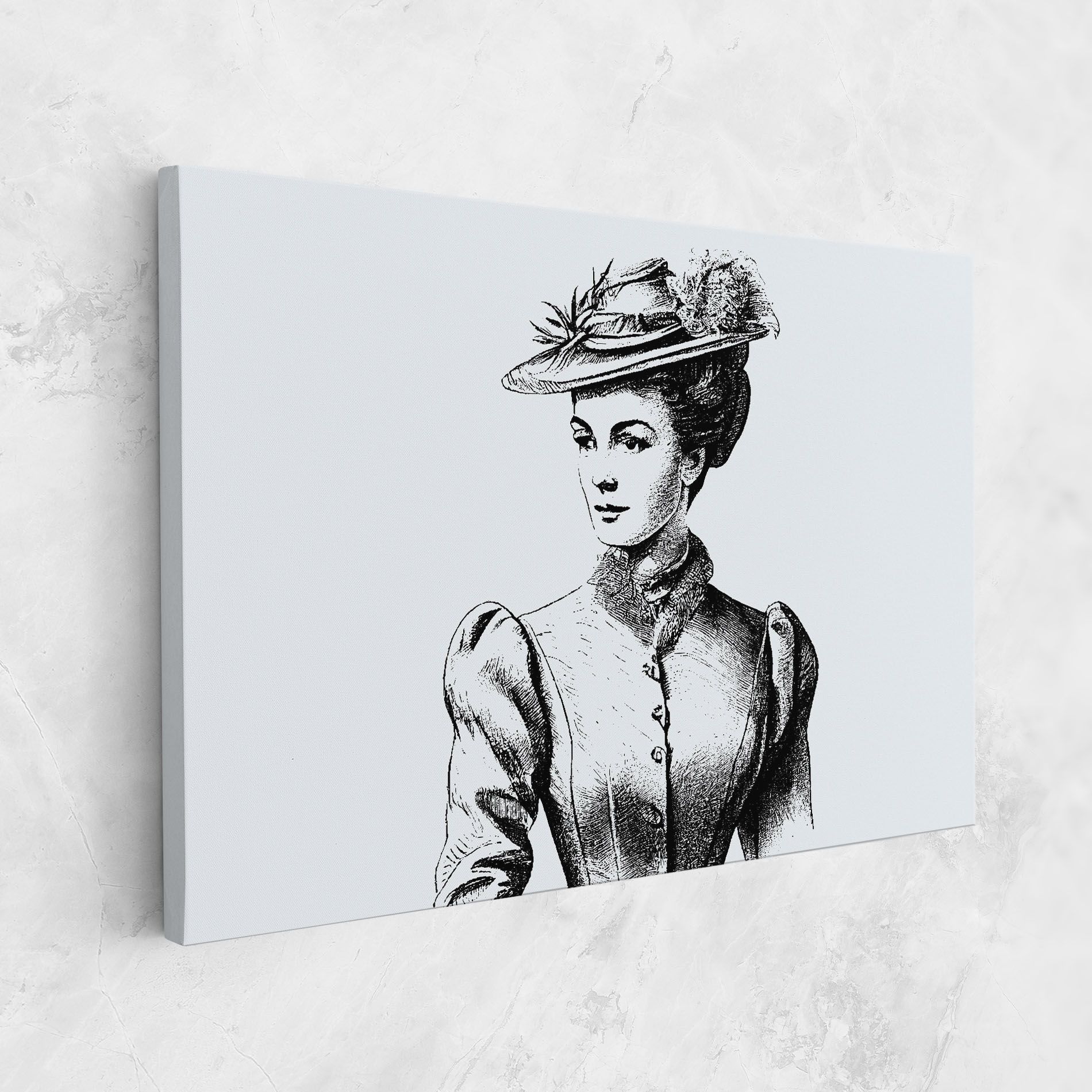 Noble Lady Hat mockup 1