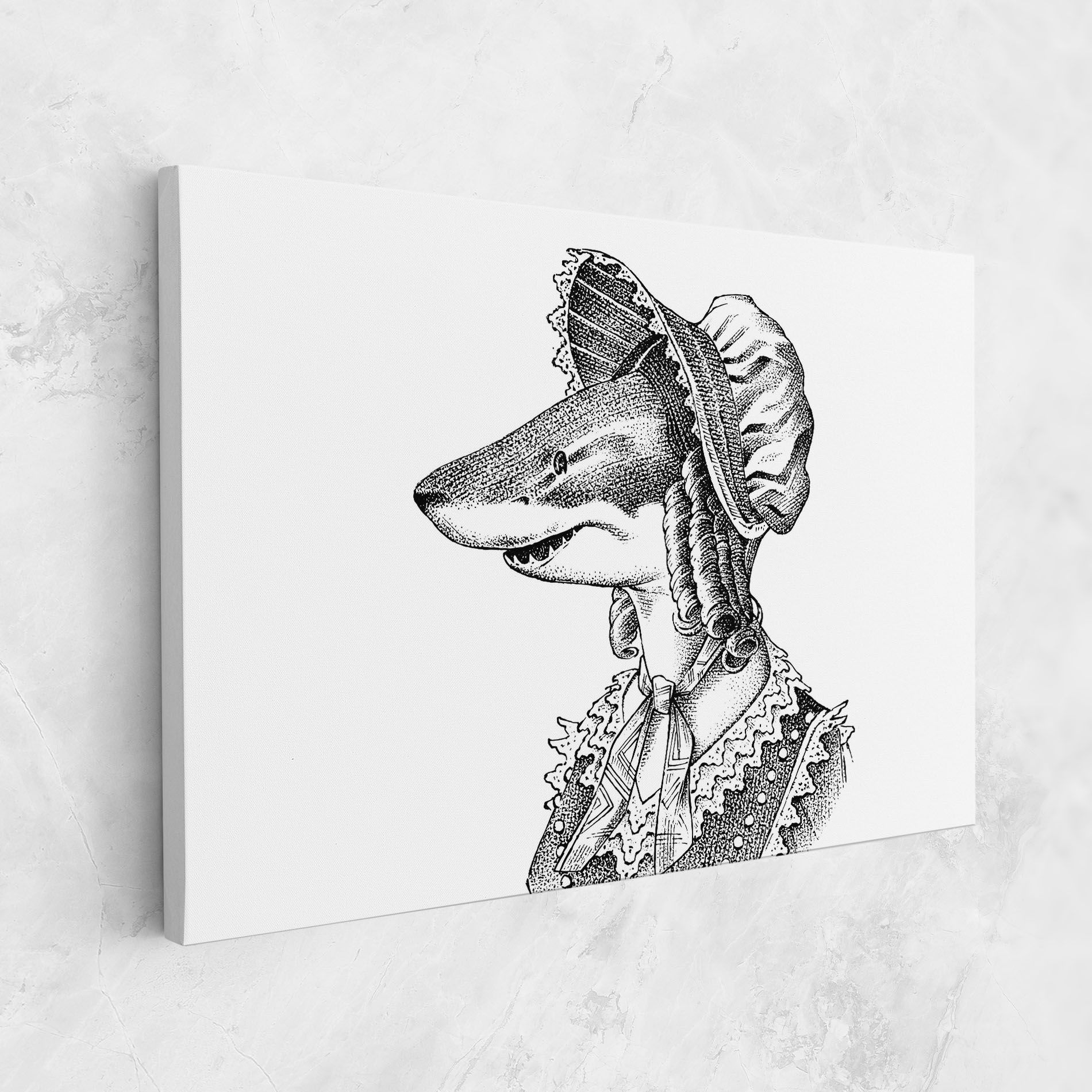 Vintage Shark mockup 1