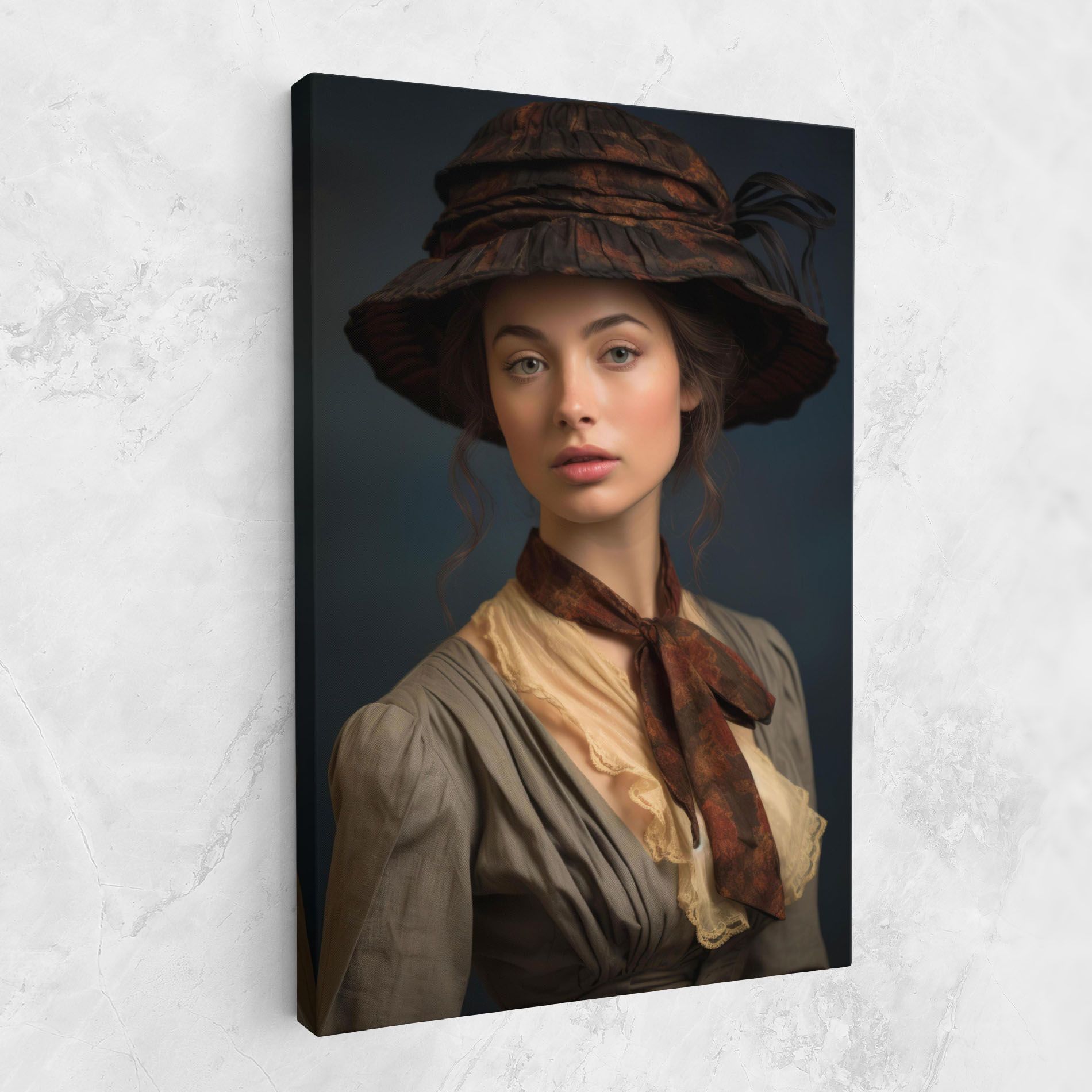 Brown Vintage Hat mockup 1