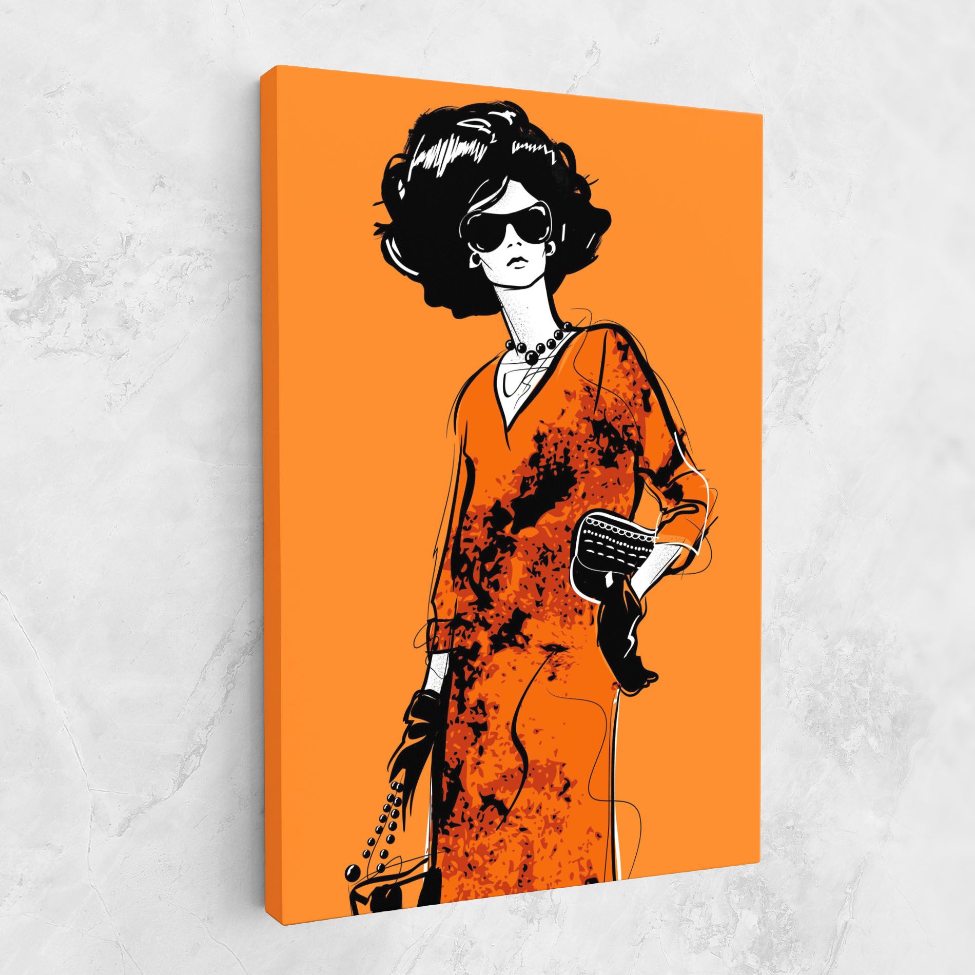 Old Orange Dress mockup 1