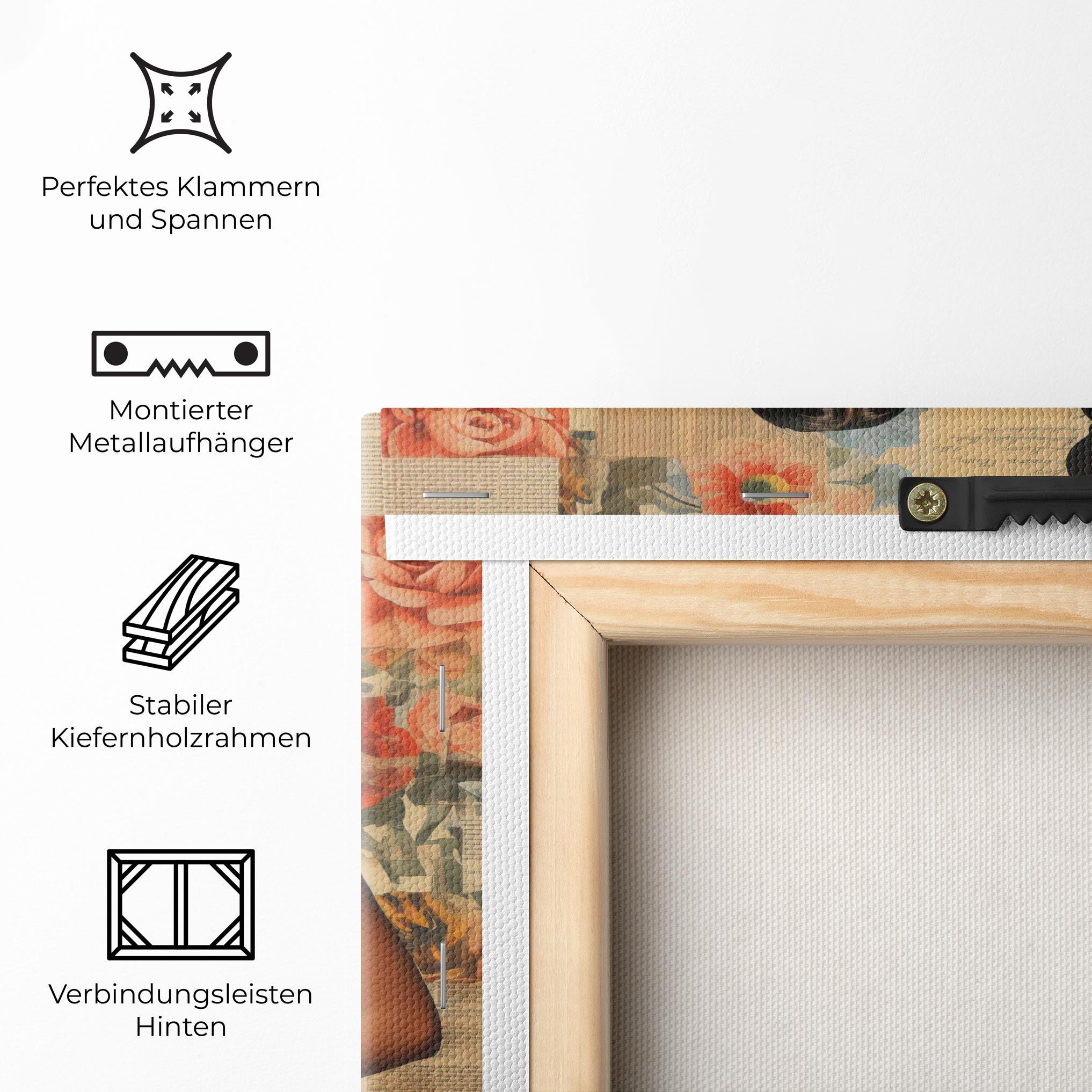 Leinwandbild Friendship Vintage Power mockup 5