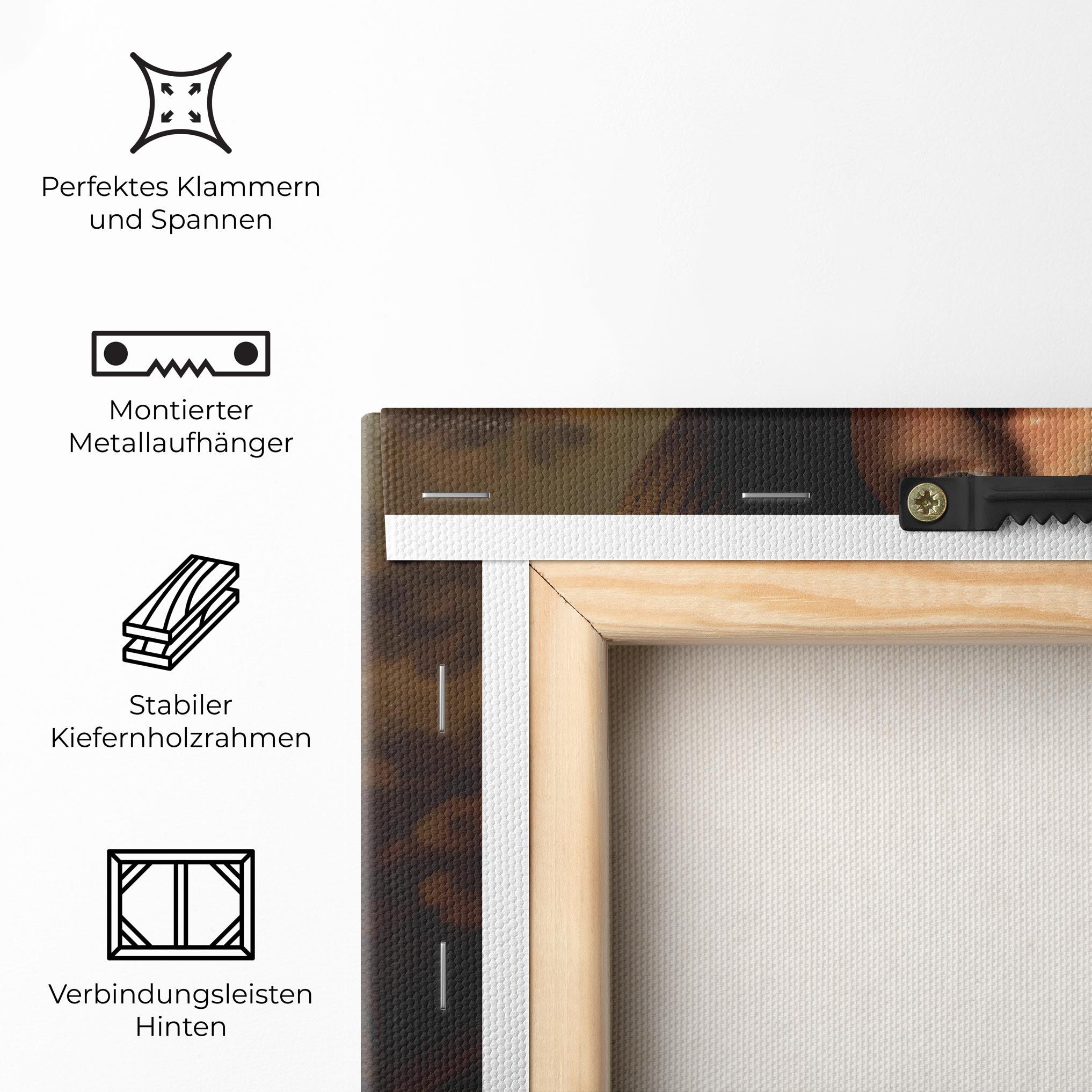 Leinwandbild Vintage Blue Dress mockup 5