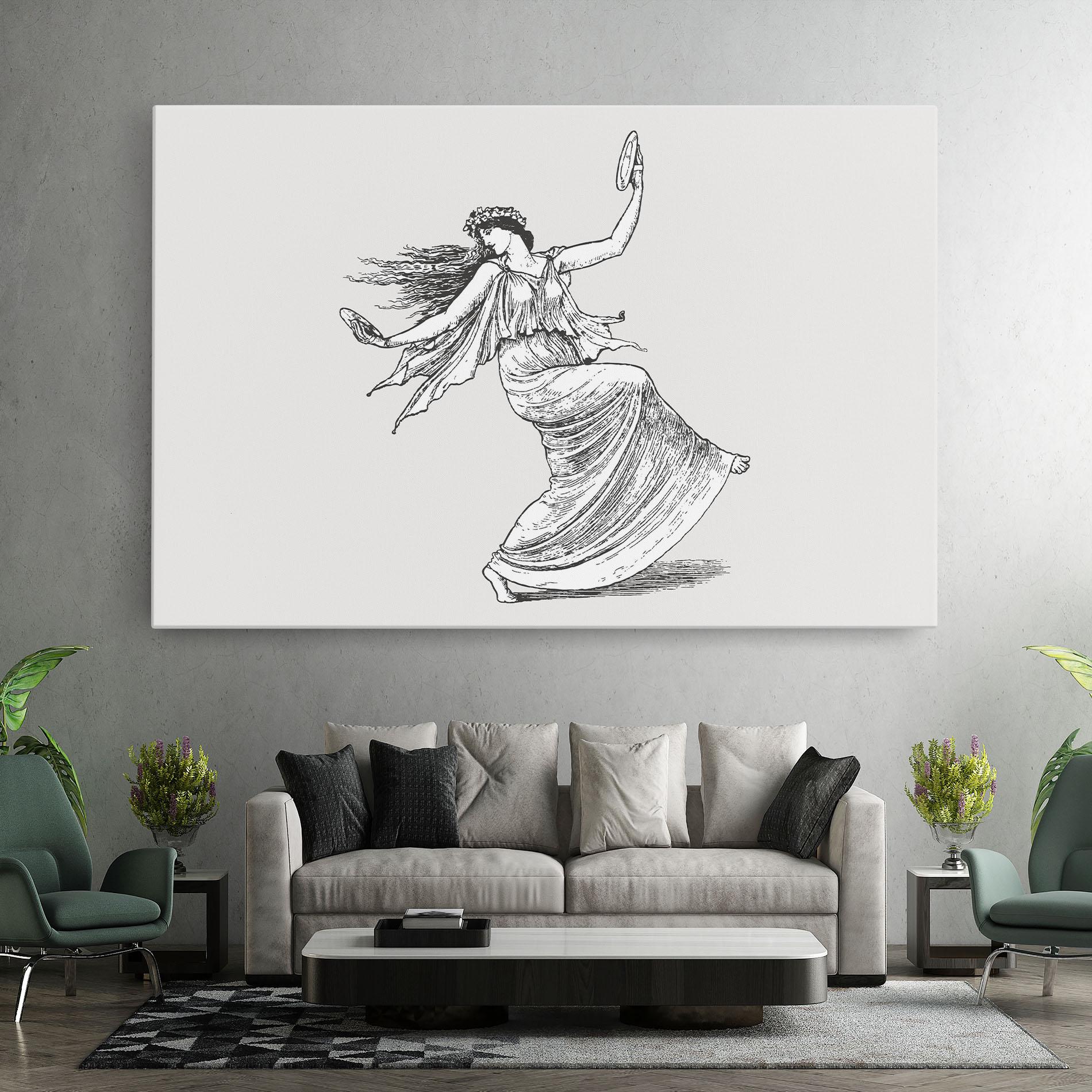 Leinwandbild Vintage Dance mockup 7