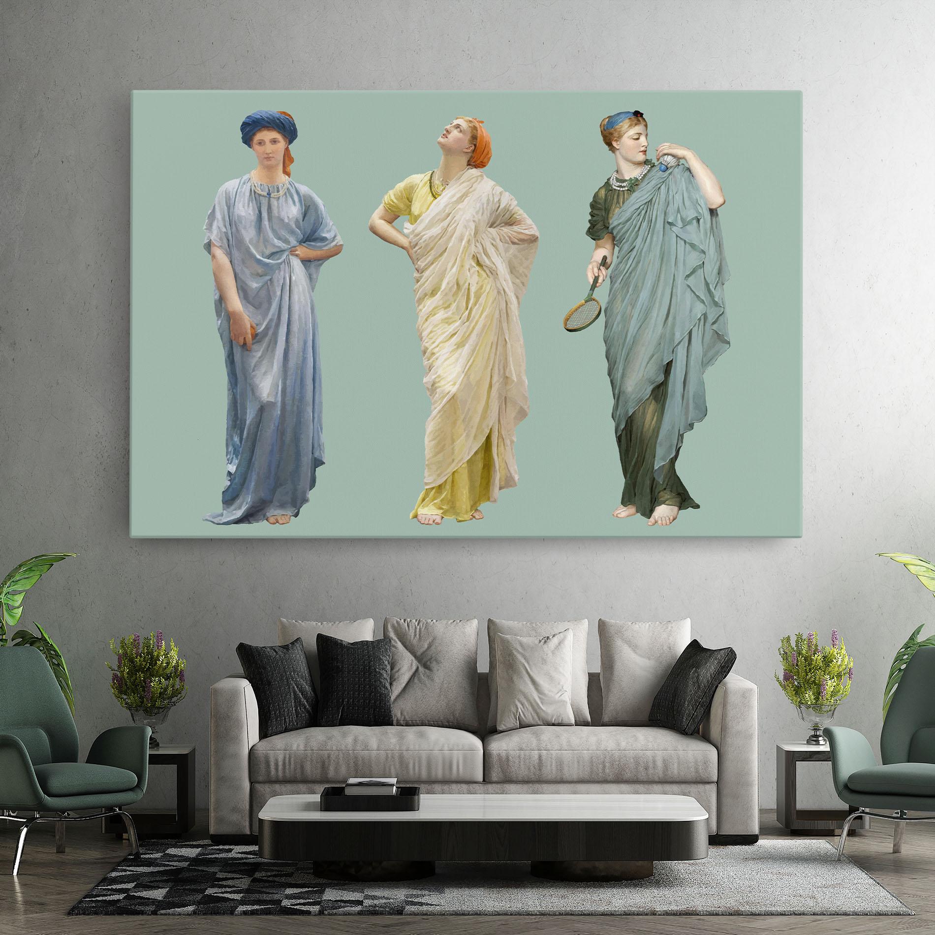 Leinwandbild Vintage Looking Up mockup 7