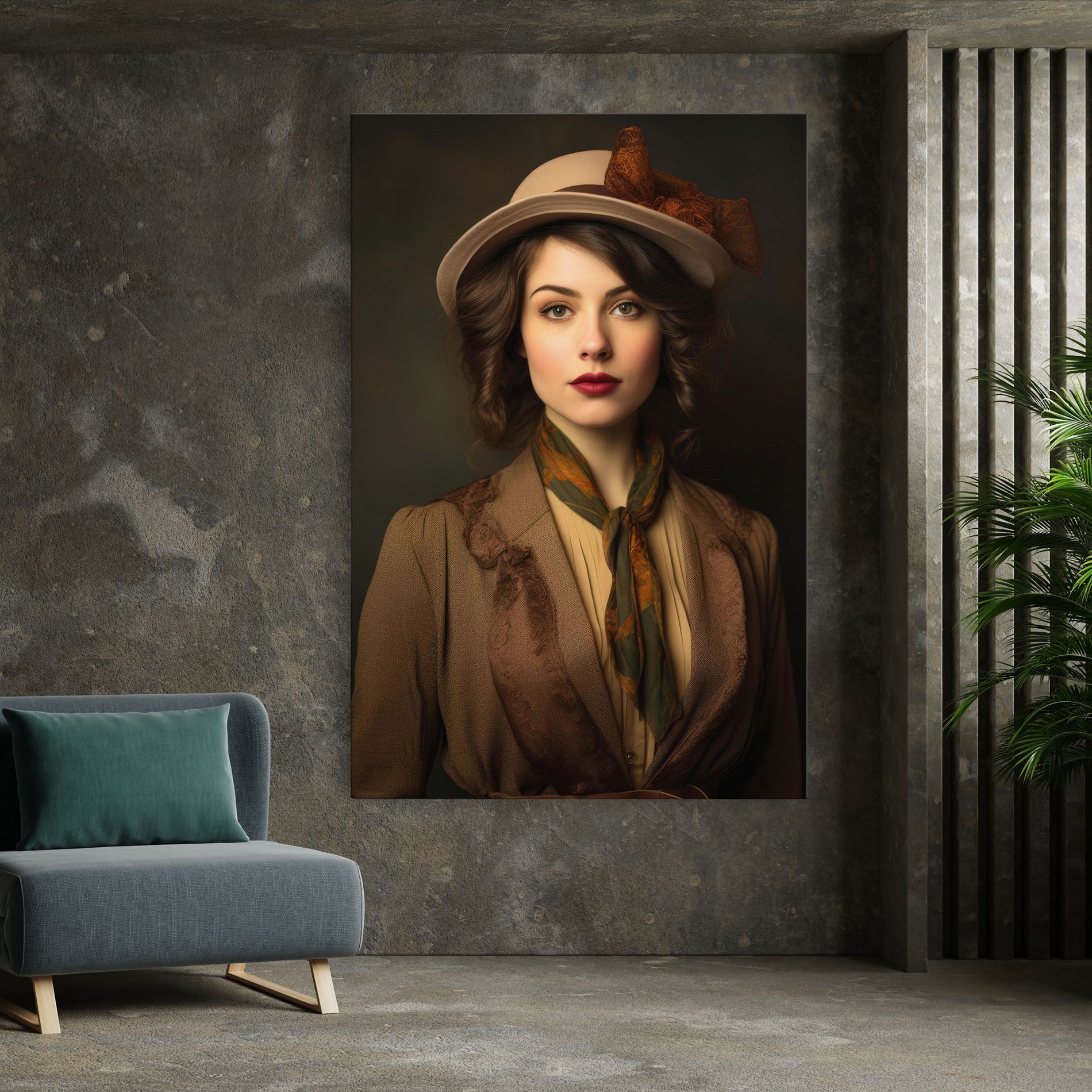 Cream Vintage Hat mockup 7