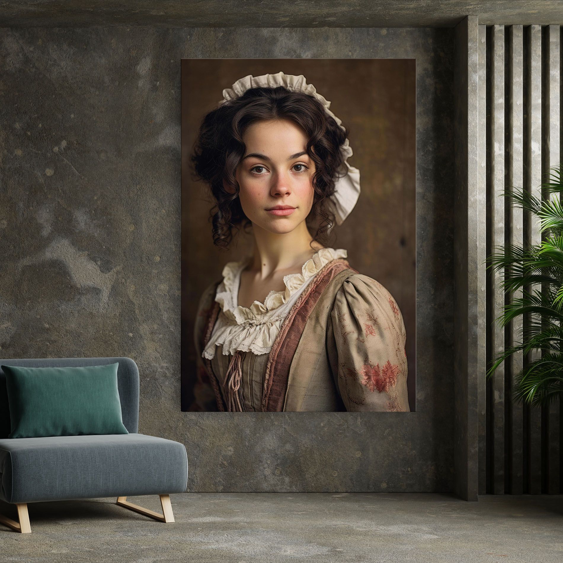 Light Green Dress mockup 7