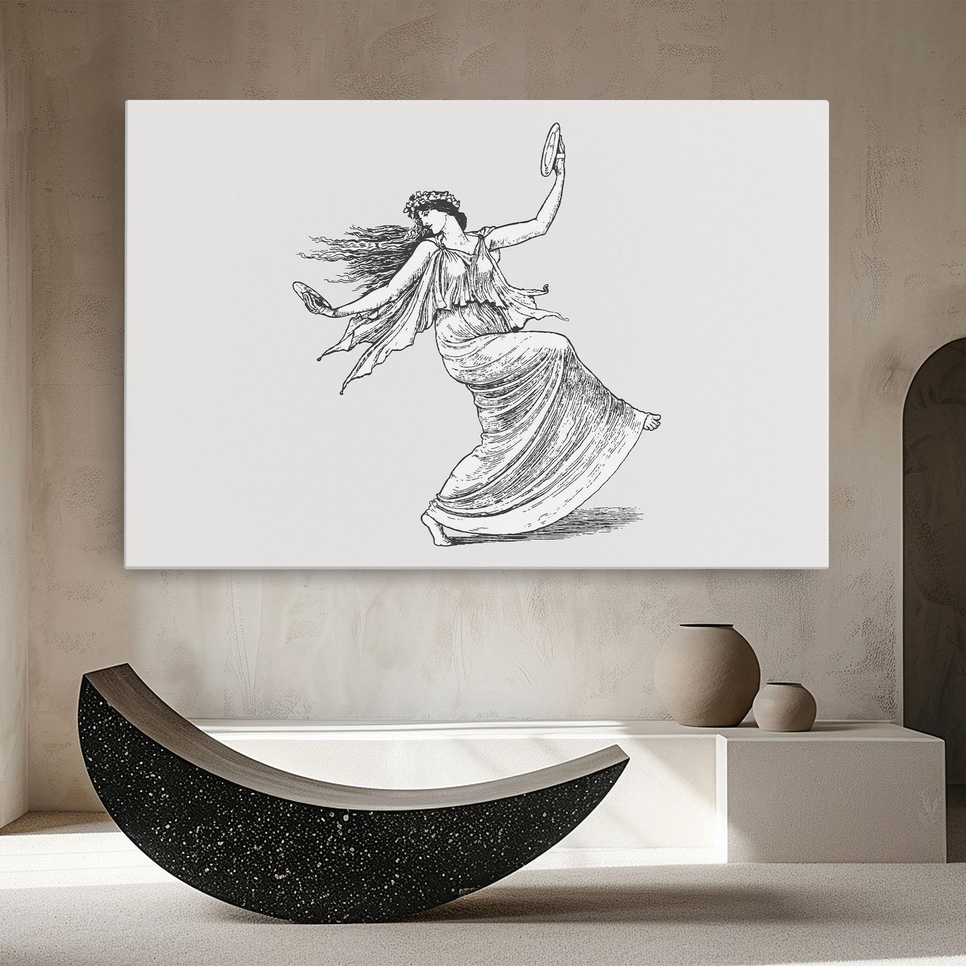 Leinwandbild Vintage Dance mockup 8