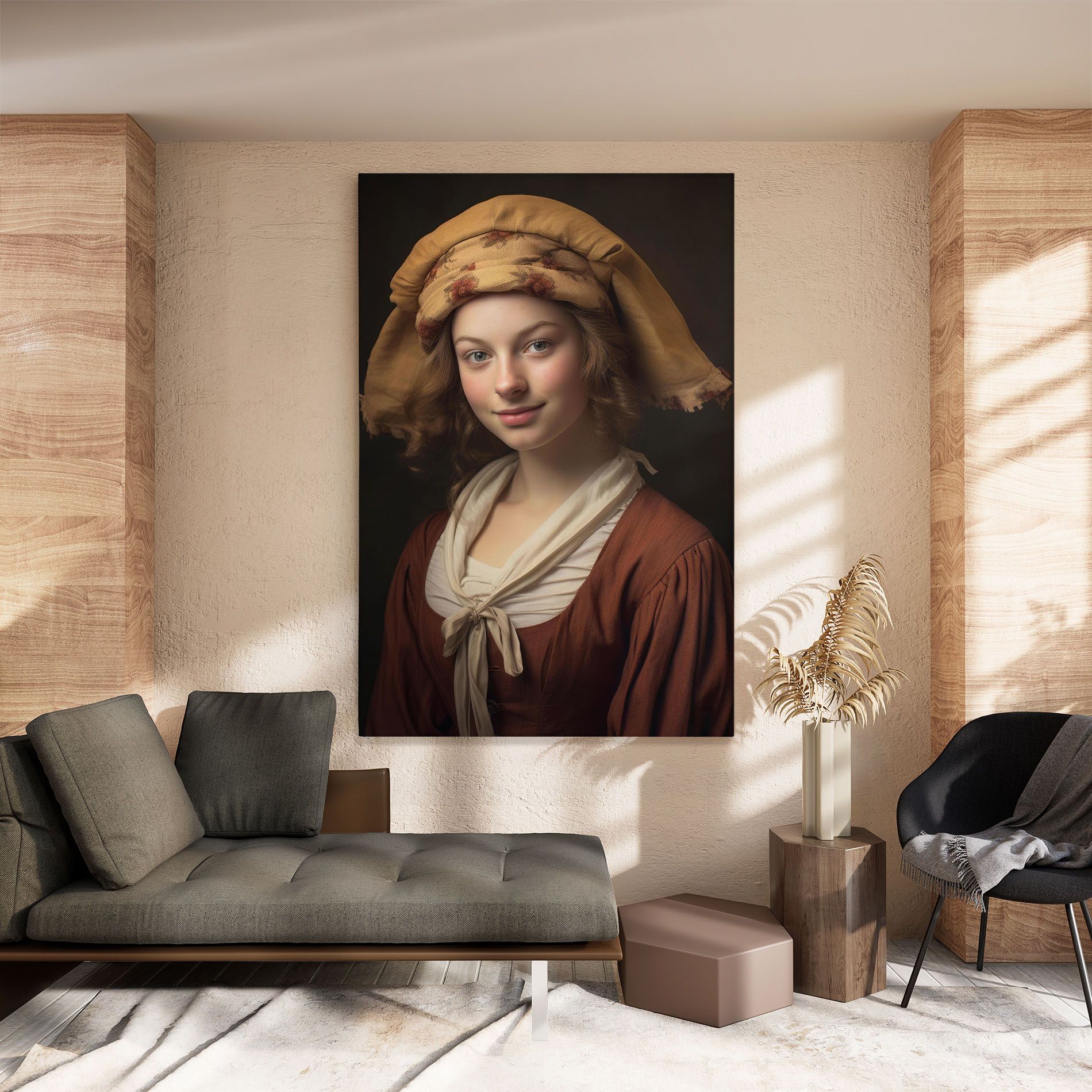 Young Vintage Woman mockup 8