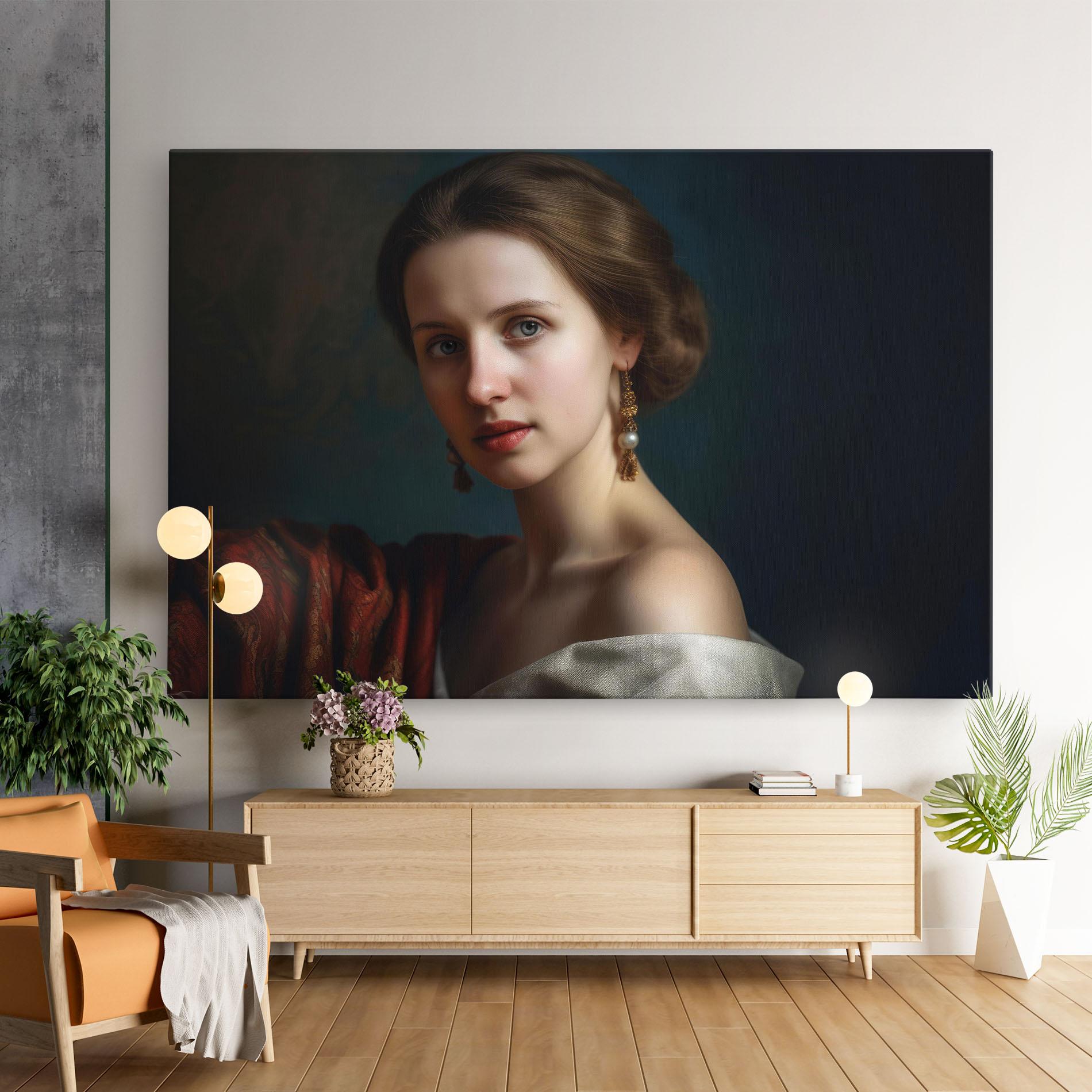 Leinwandbild Classical Painting mockup 9