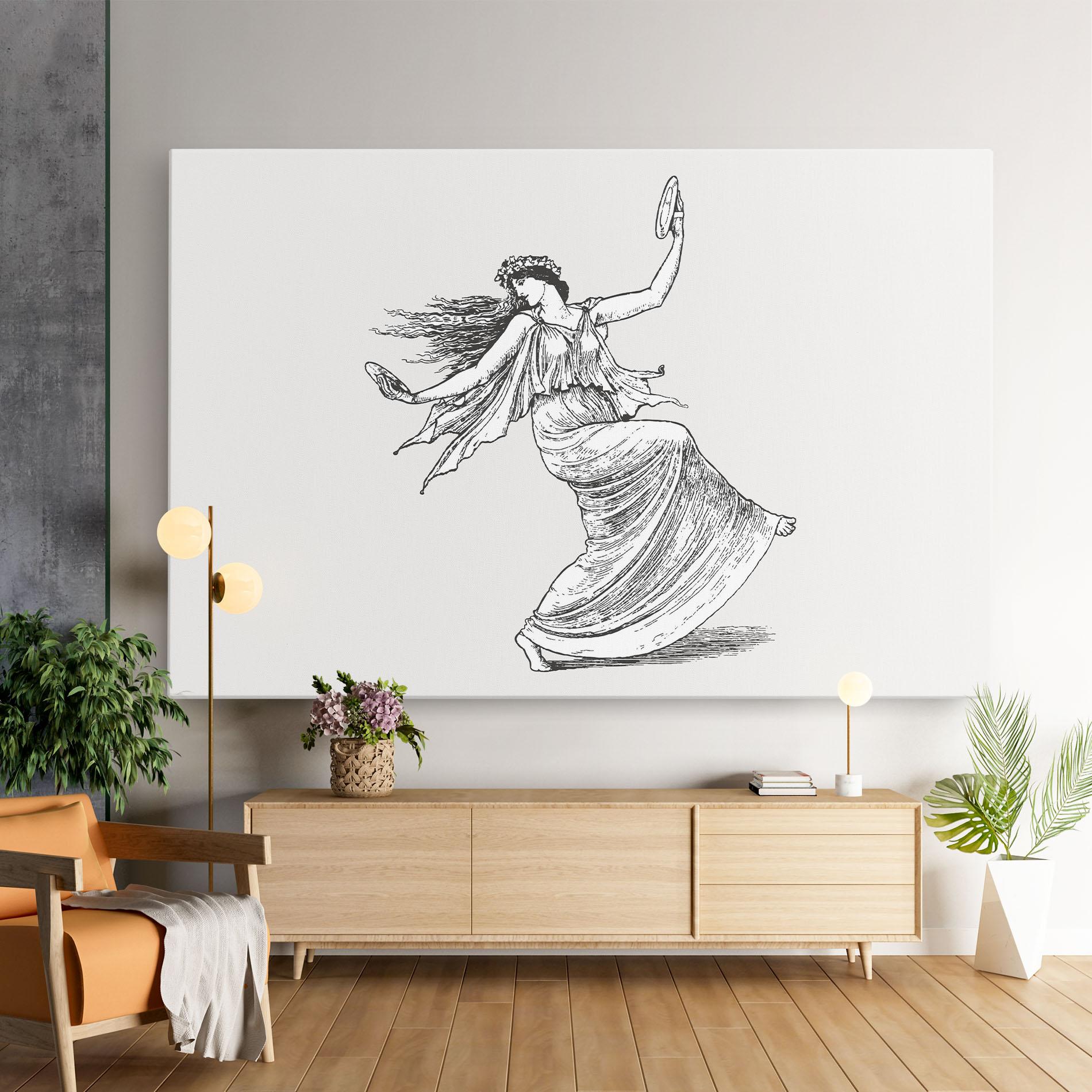 Leinwandbild Vintage Dance mockup 9