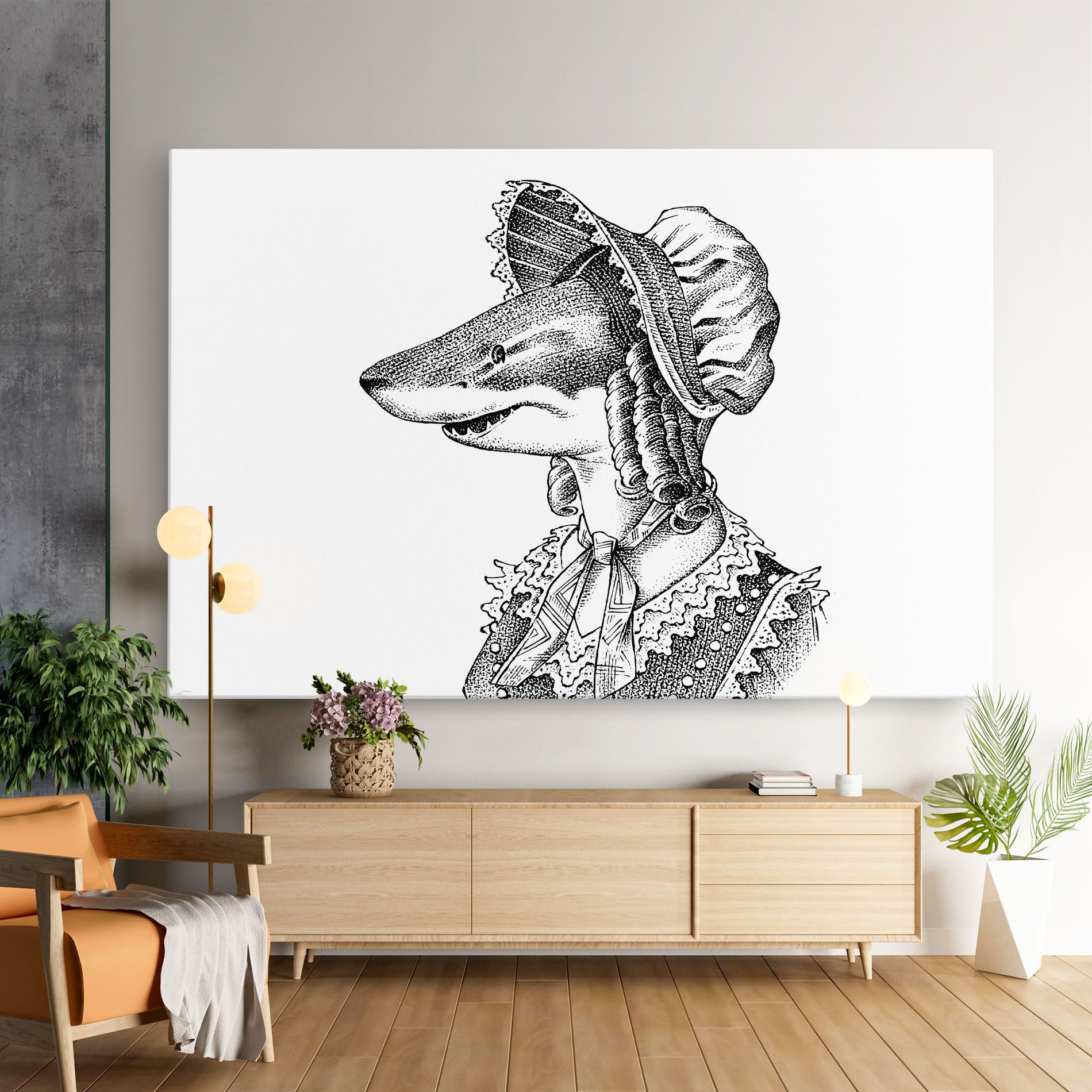 Vintage Shark mockup 9