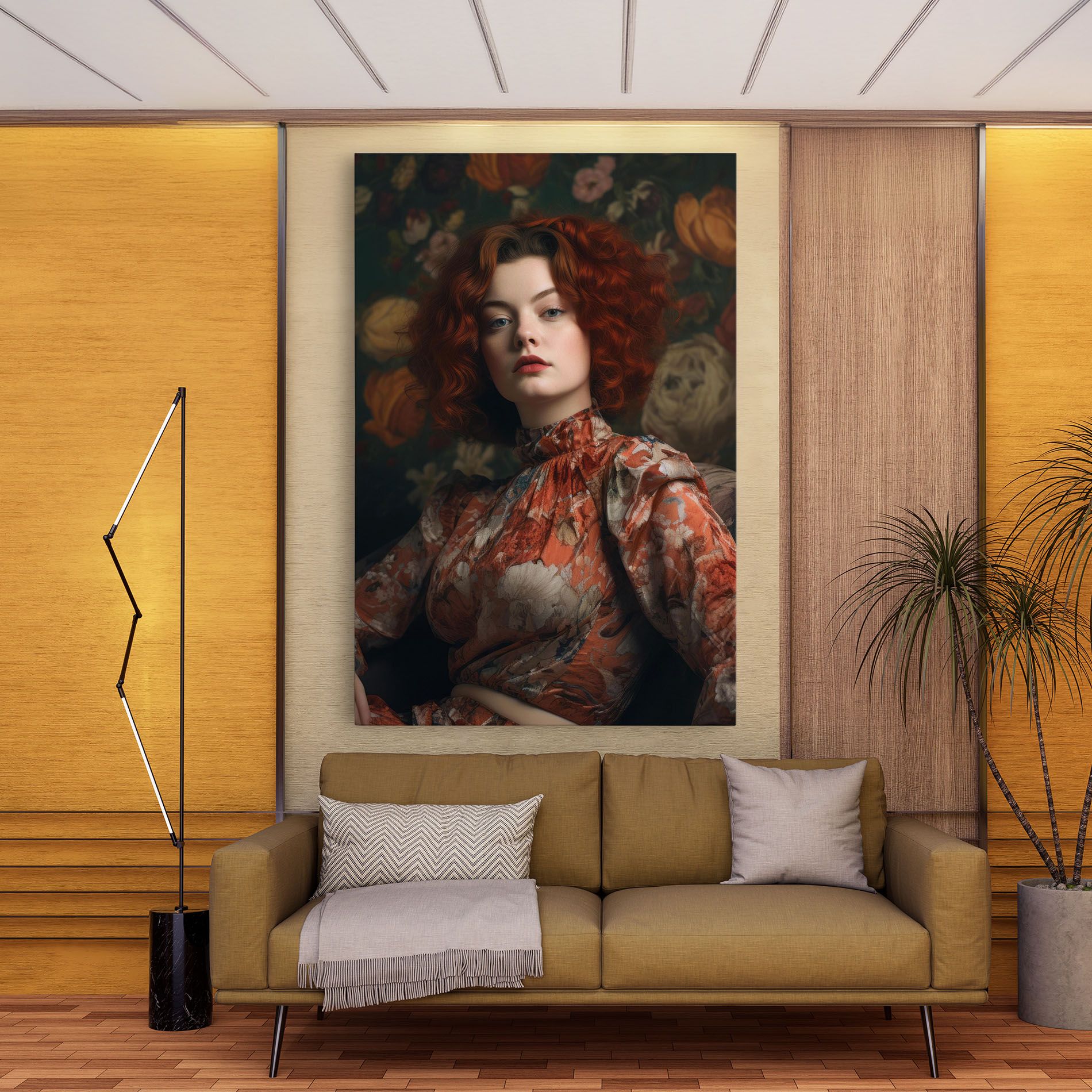 Red Vintage Hair mockup 9