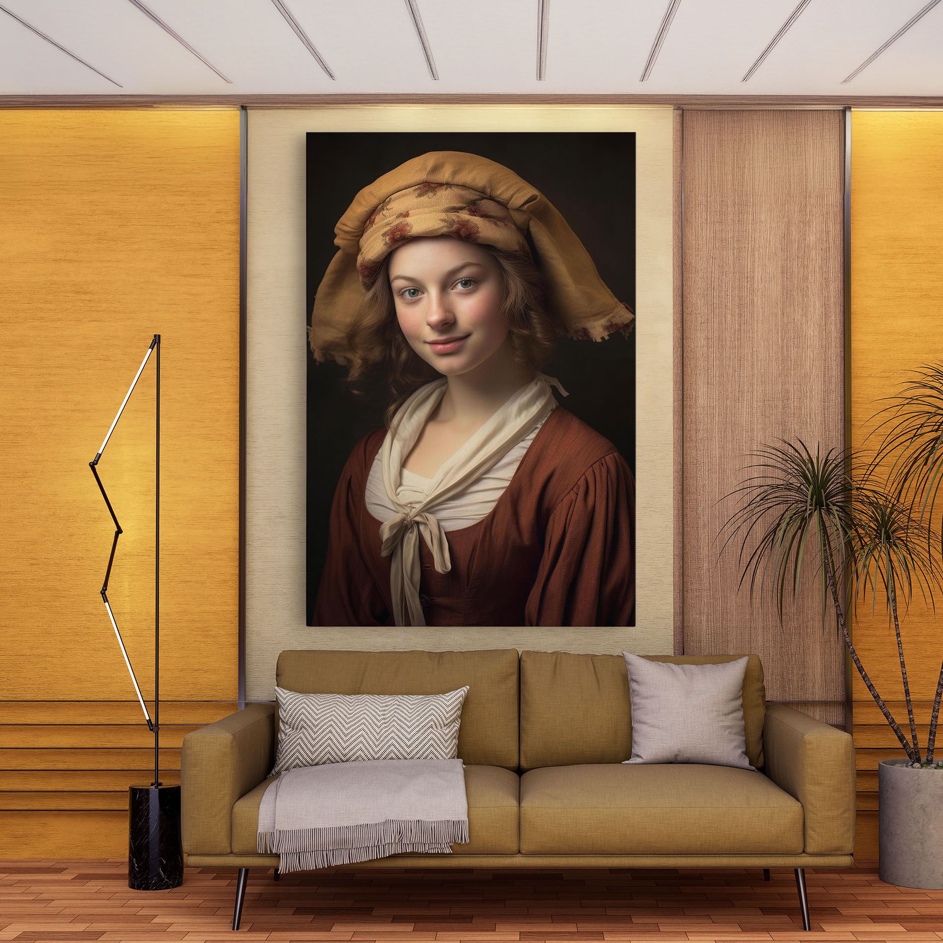 Young Vintage Woman mockup 9