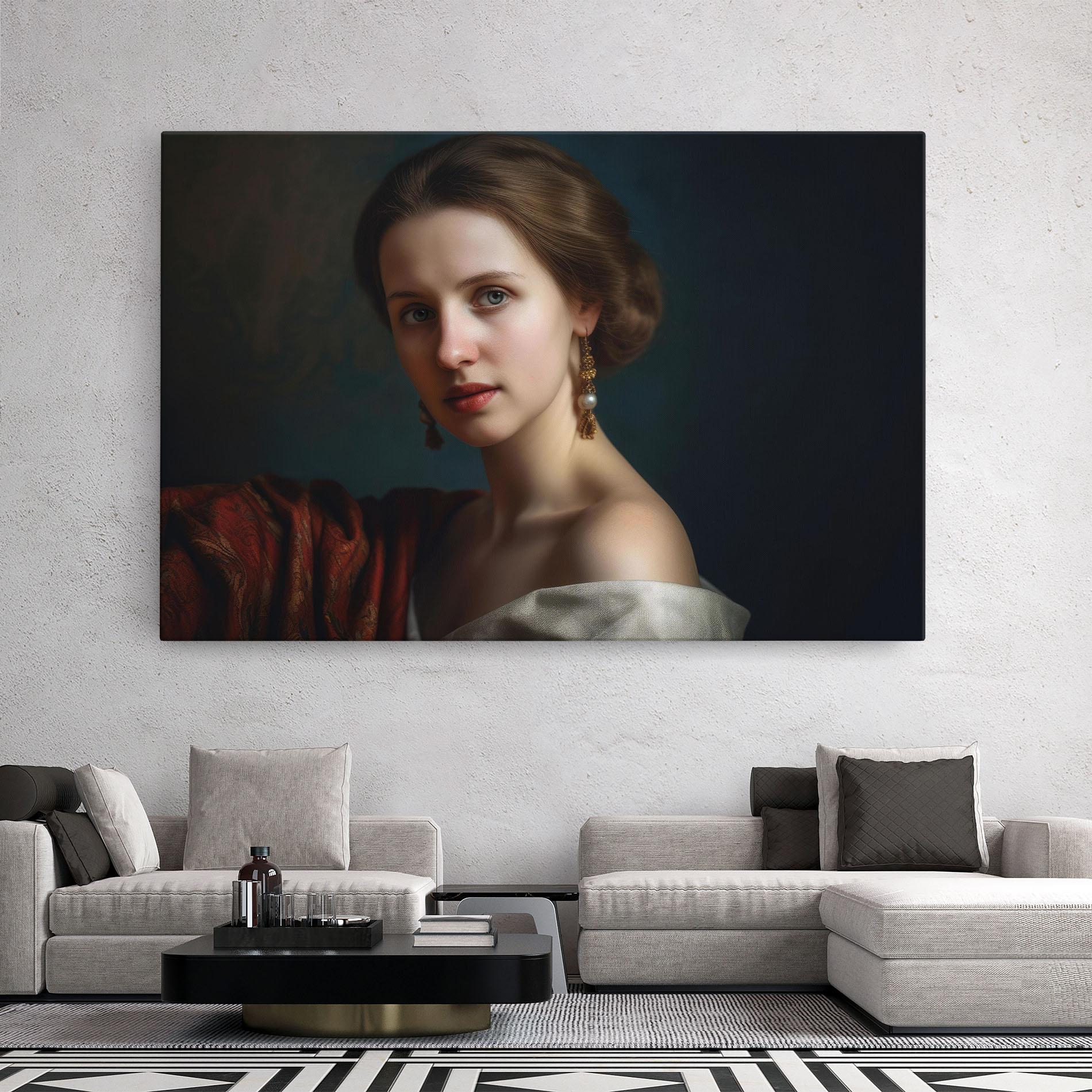 Leinwandbild Classical Painting mockup 2