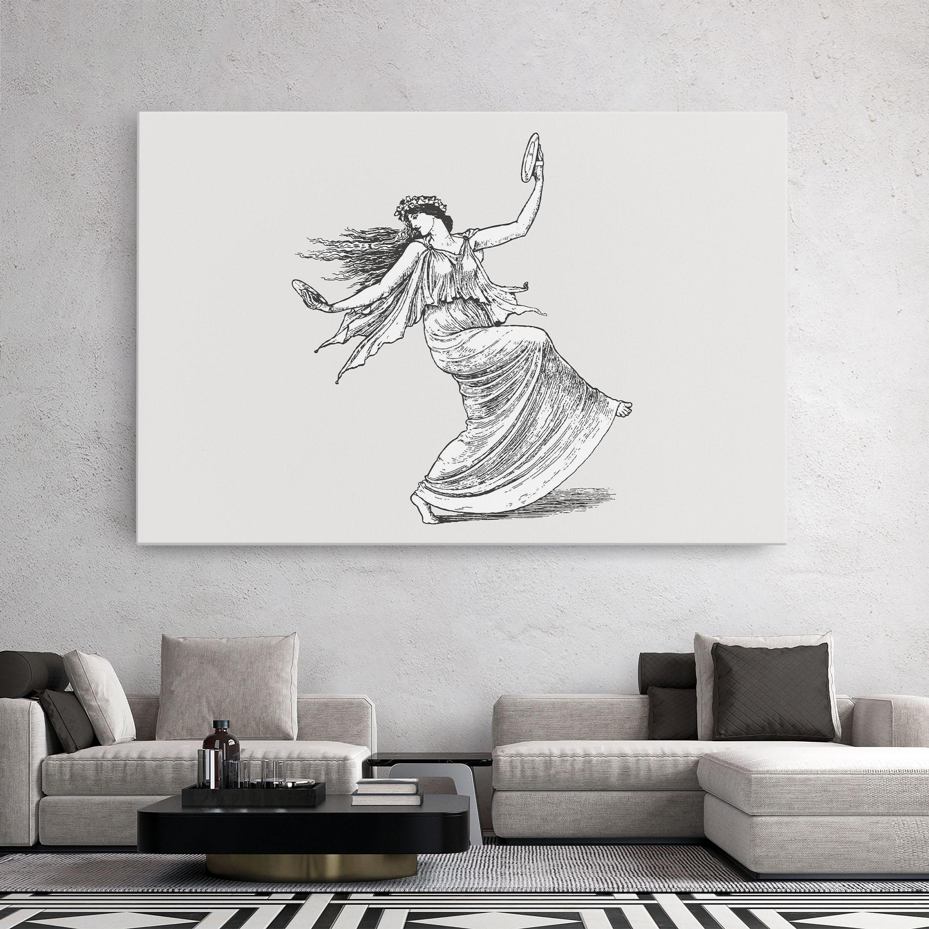 Leinwandbild Vintage Dance mockup 2