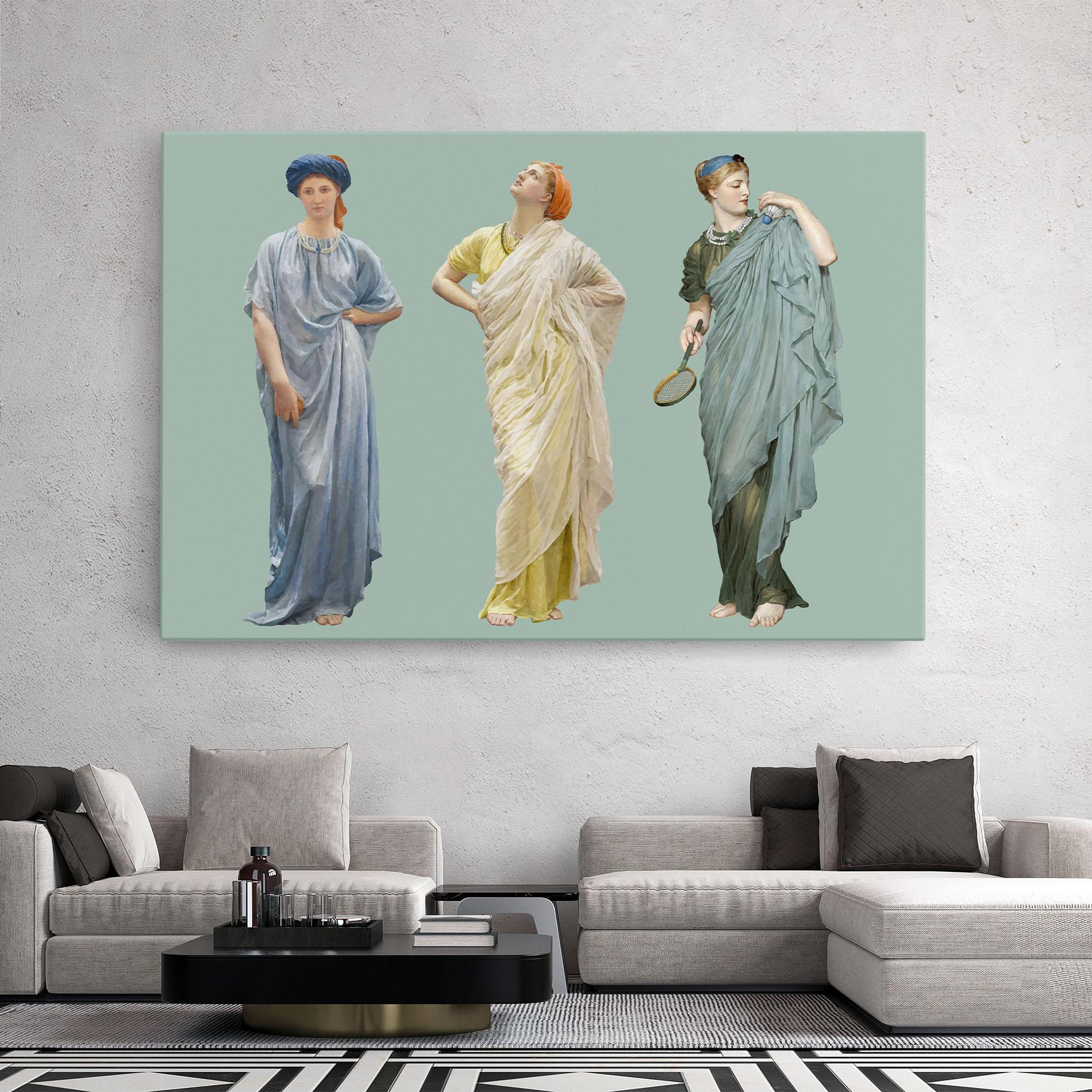 Leinwandbild Vintage Looking Up mockup 2