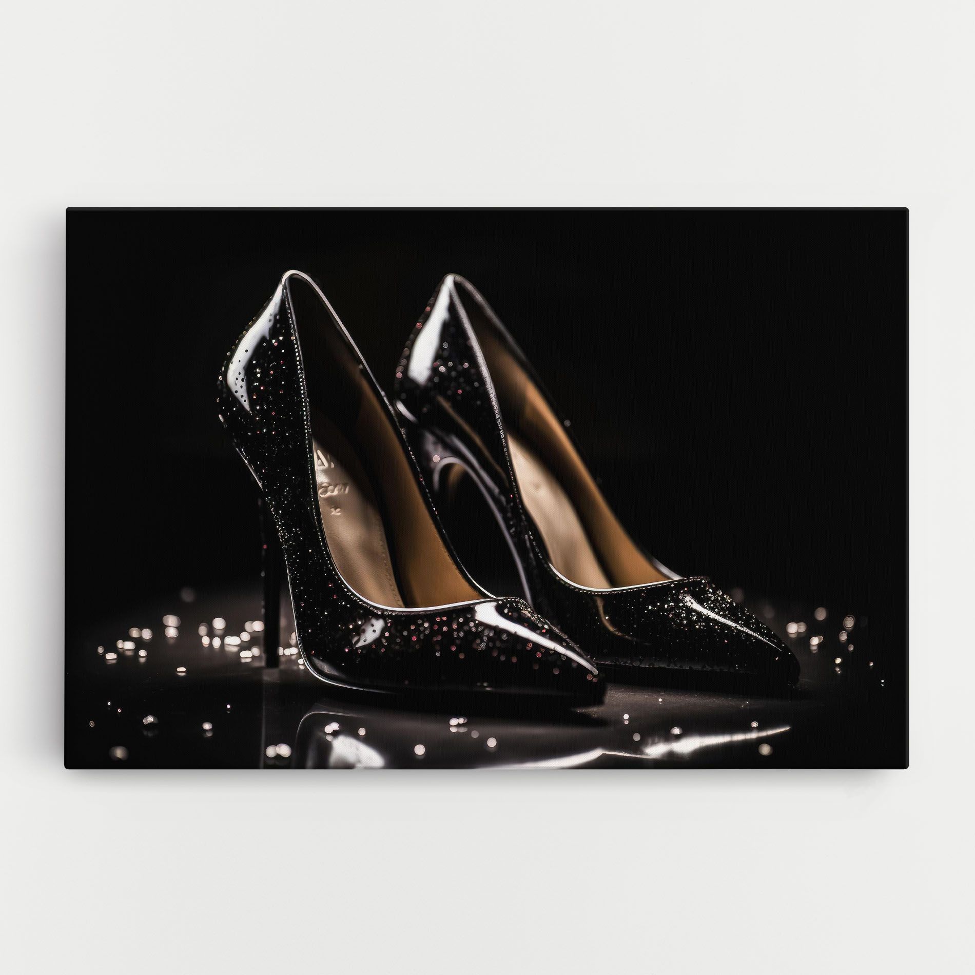 Black Leather Shoe mockup 0