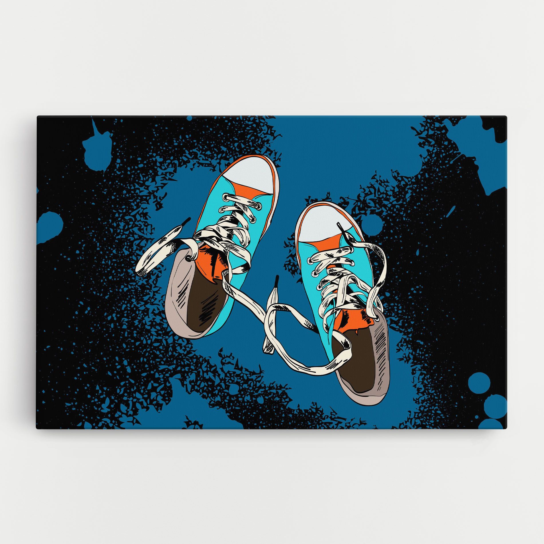 Blue Shoes Splash mockup 0