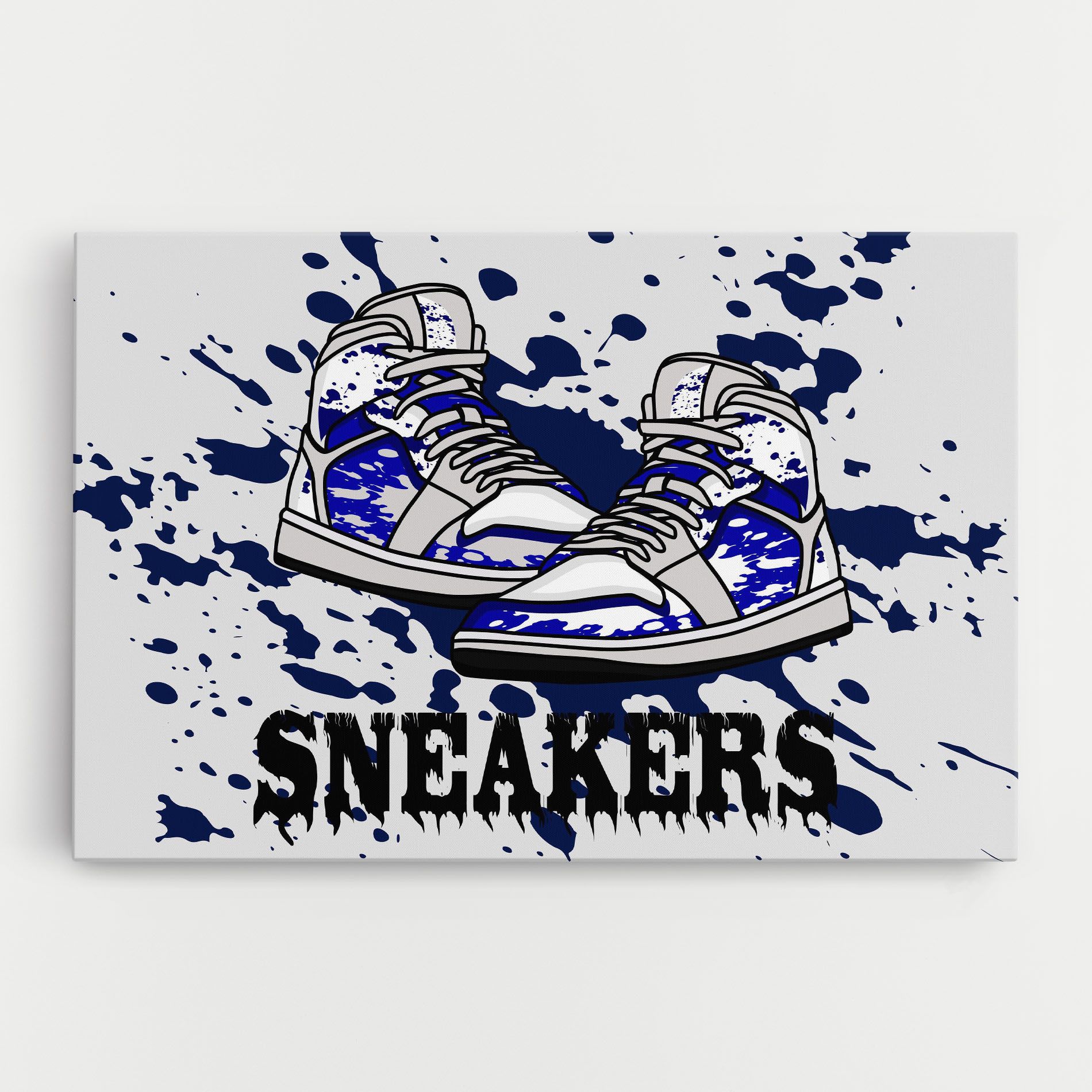 Dark Blue Sneakers mockup 0