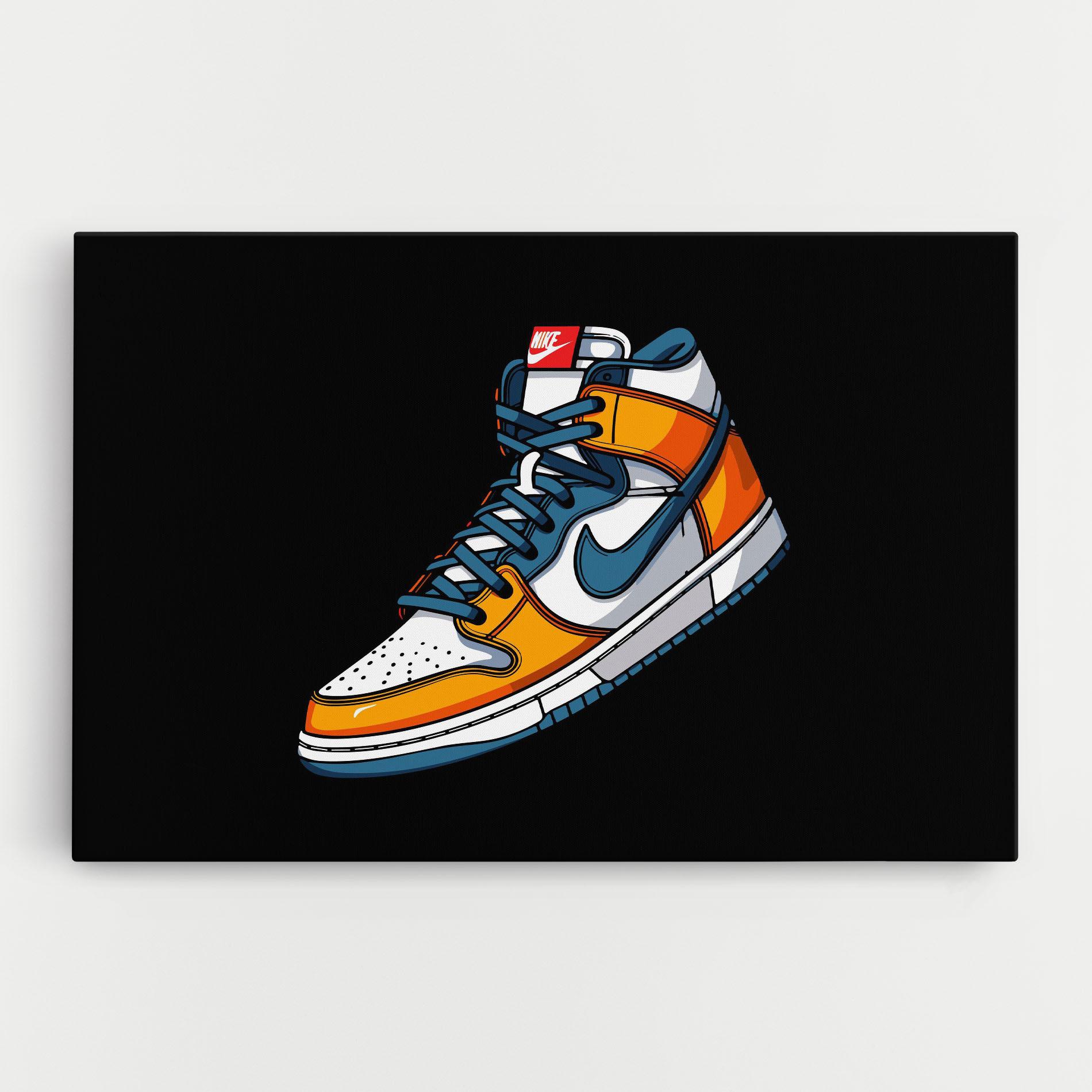 Leinwandbild Nike Shoe mockup 0
