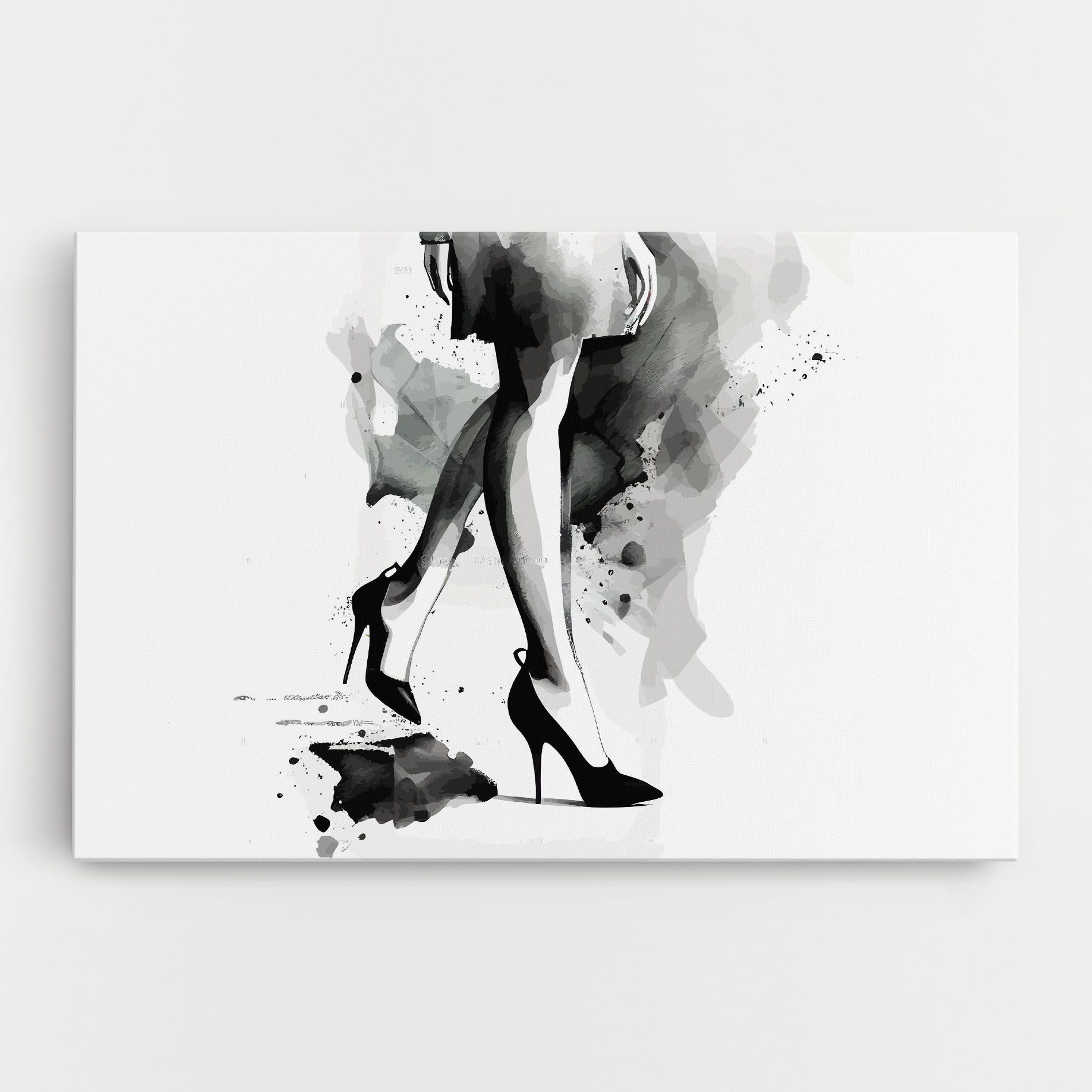 Watercolor Shoes mockup 0