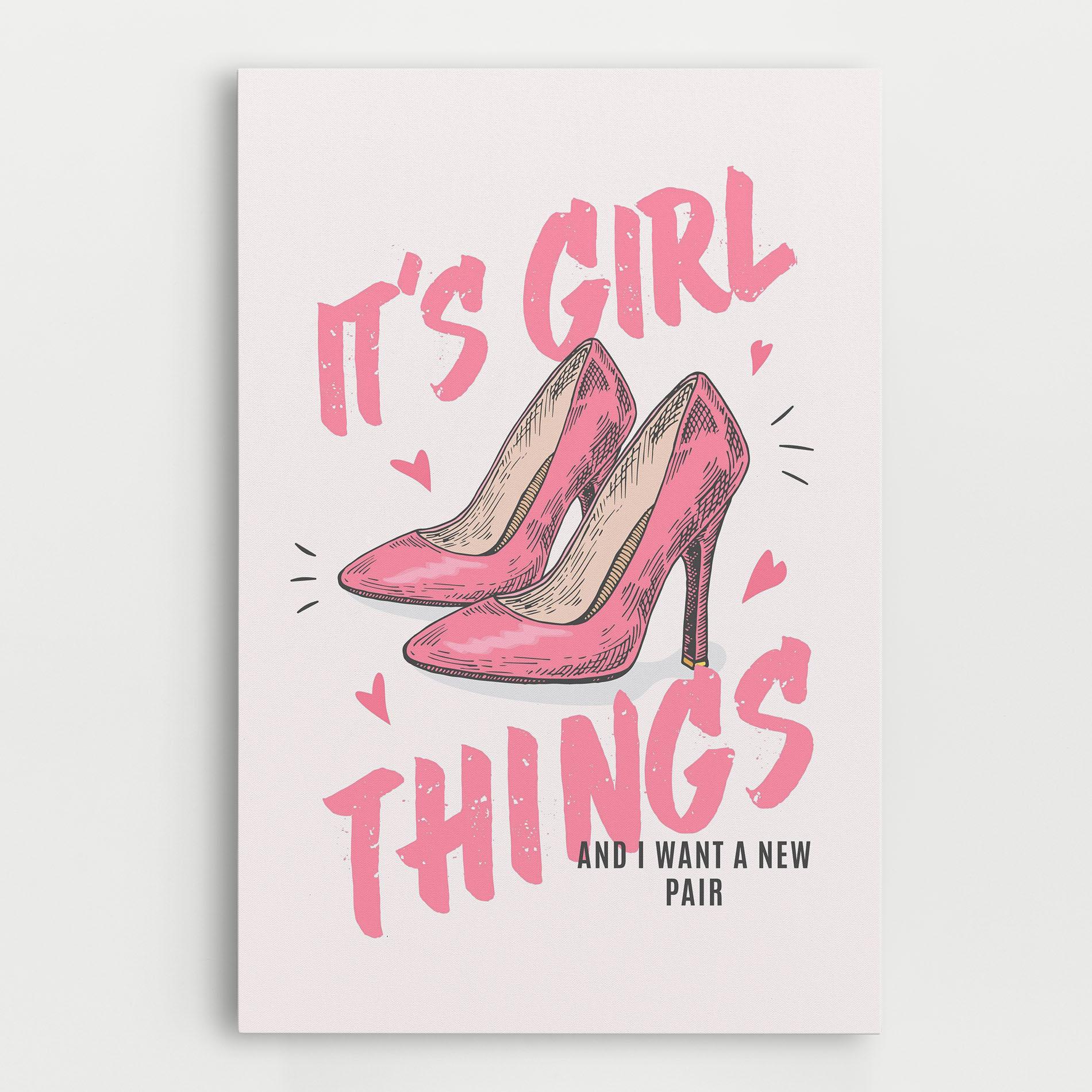 Leinwandbild Girl Things mockup 0
