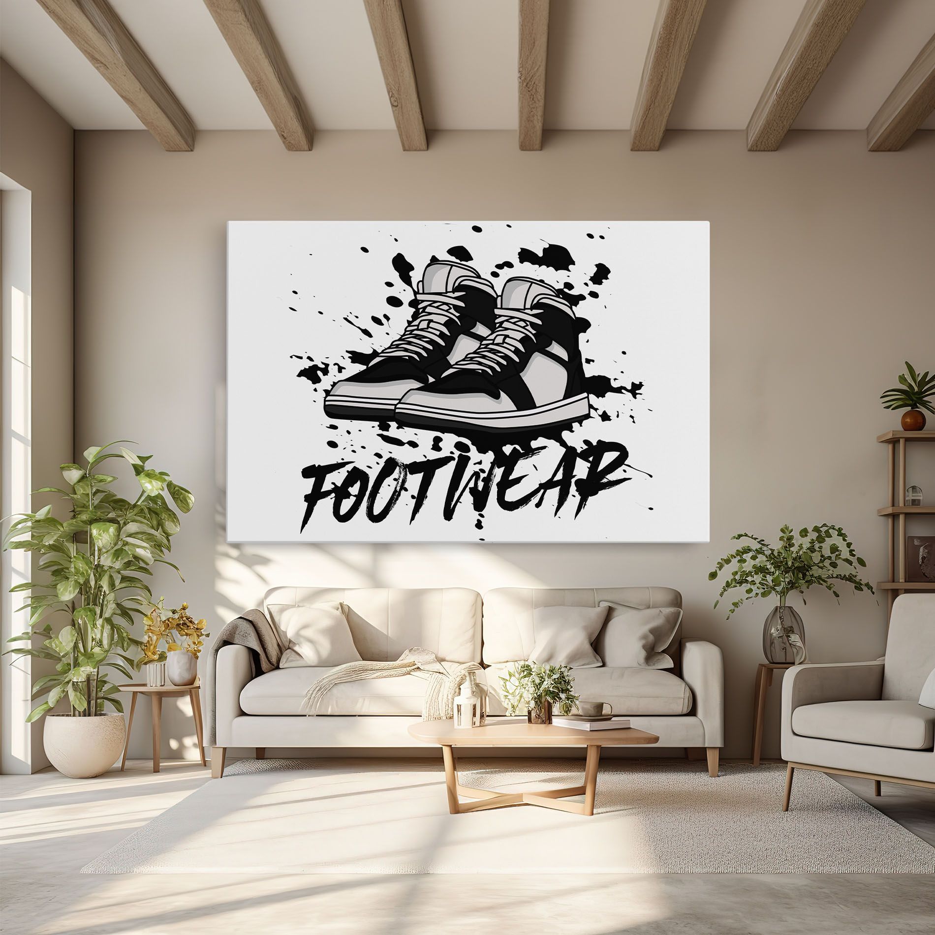 Black Footwear mockup 6