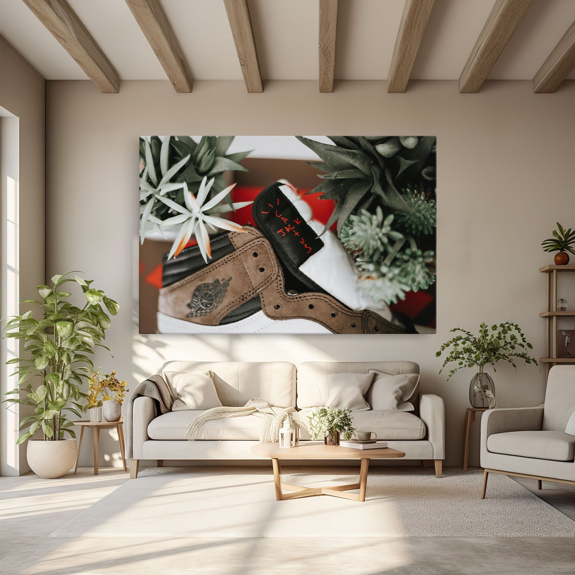 Brown Air Jordan mockup 6