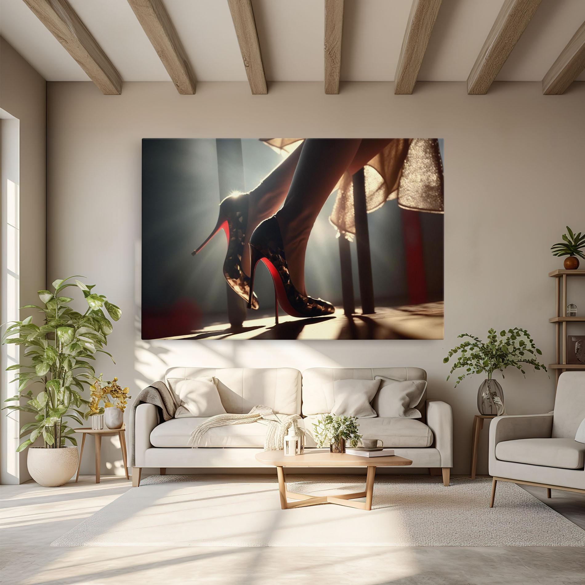 Leinwandbild Heels In The Sun mockup 6