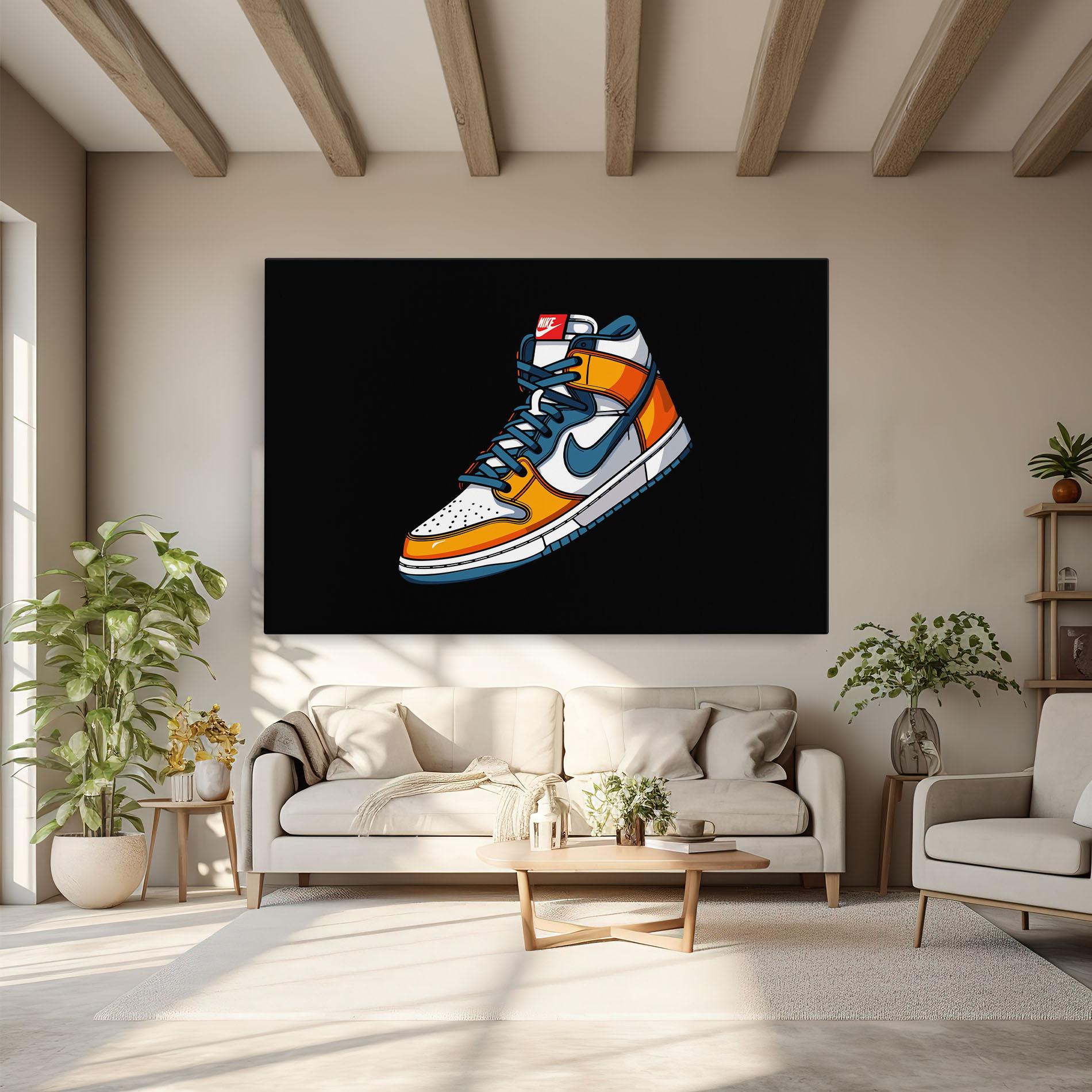 Leinwandbild Nike Shoe mockup 6