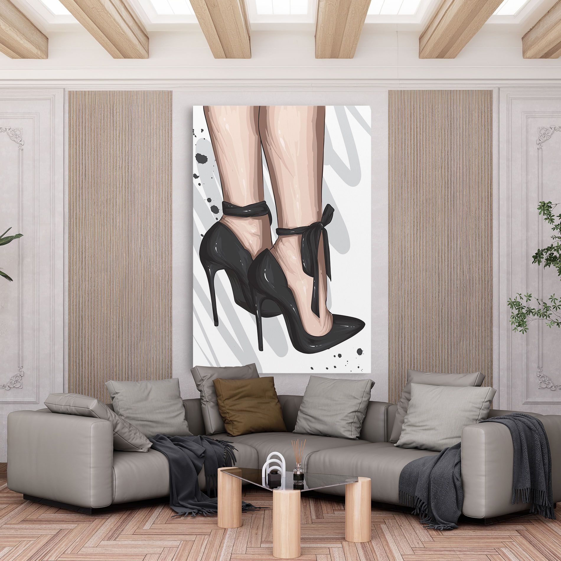 Black Woman Shoes mockup 6