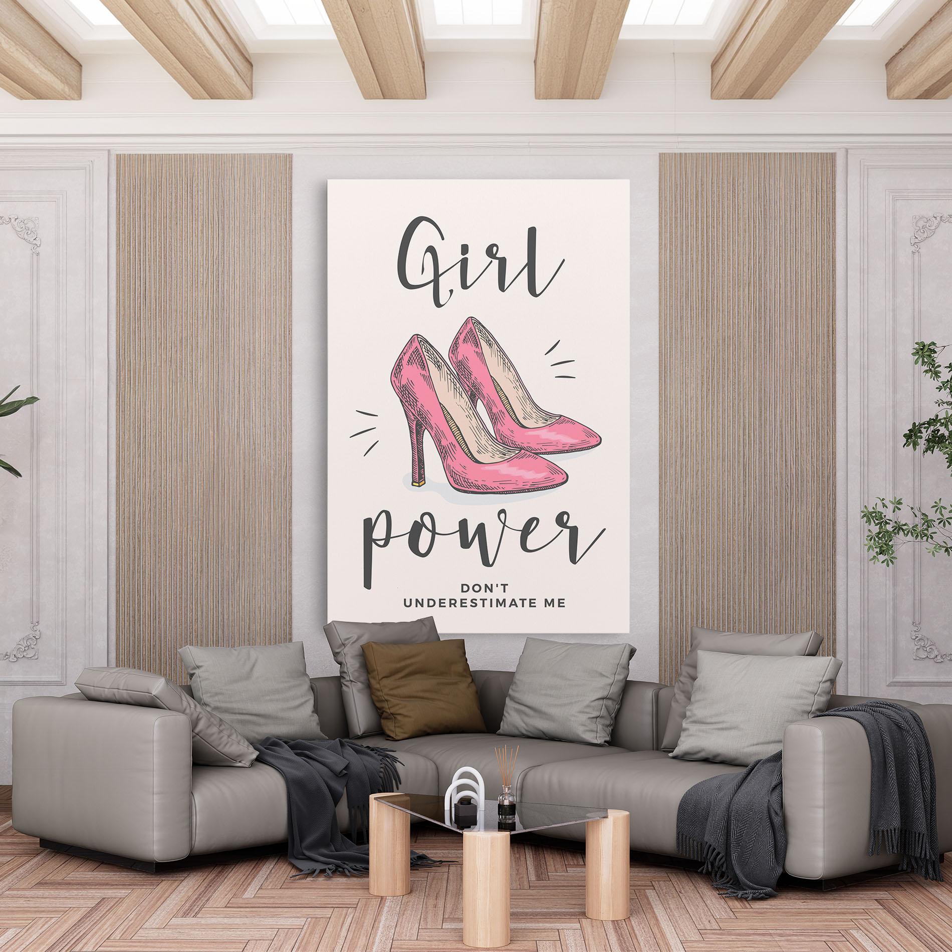 Leinwandbild Girl Power mockup 6