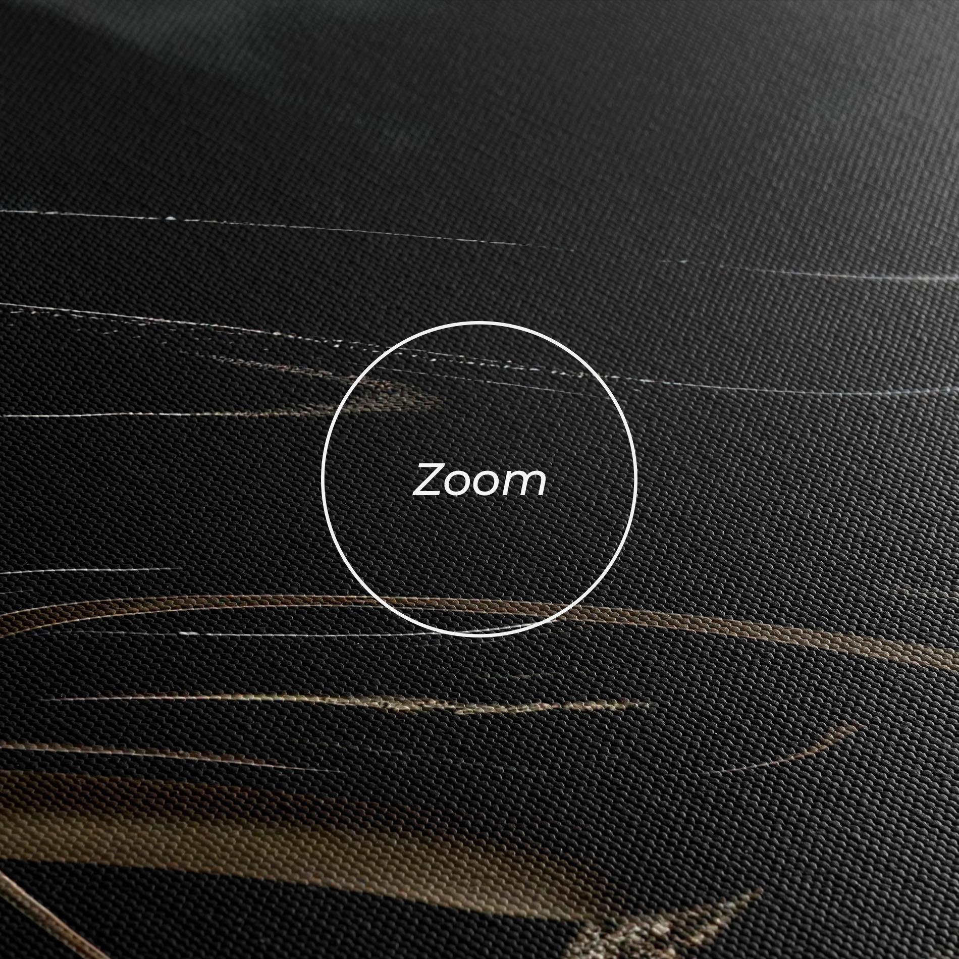 Leinwandbild Black Leather Shoes mockup 3