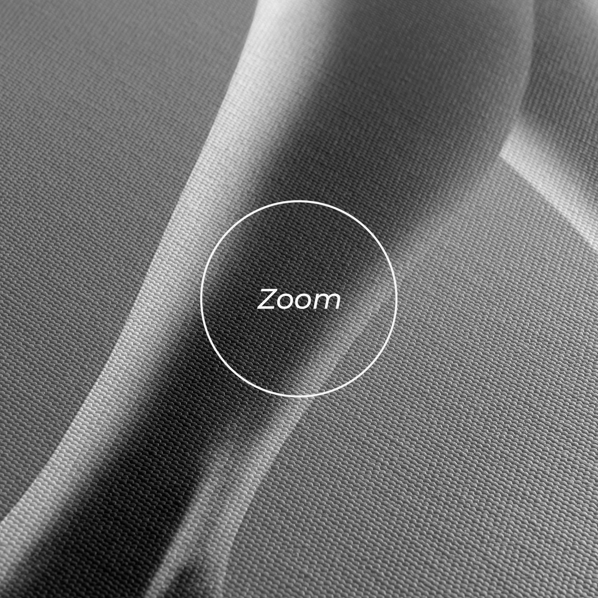 Leinwandbild Black Shoes On Grey mockup 3