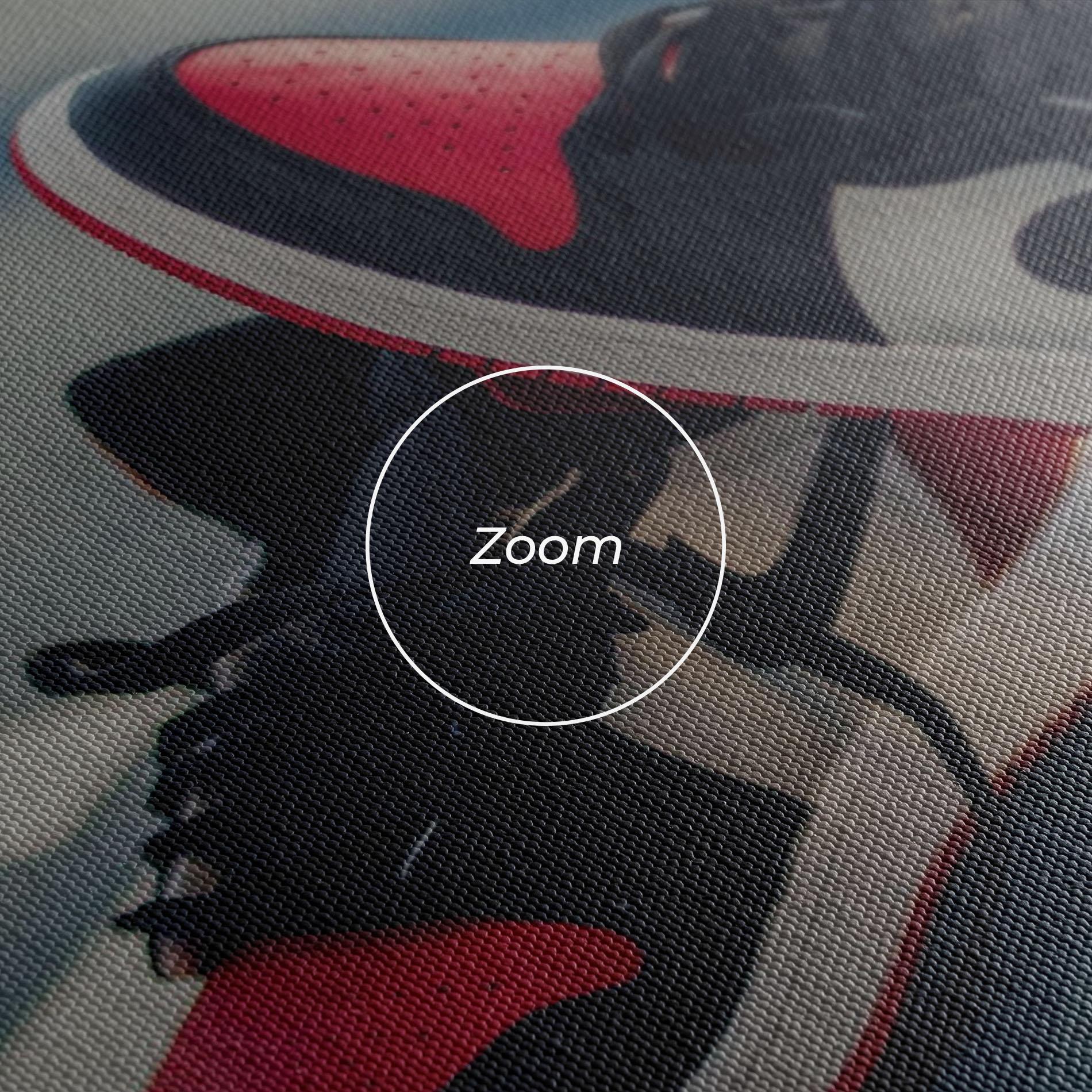 Leinwandbild Cool Nike Red Jordan Air mockup 3