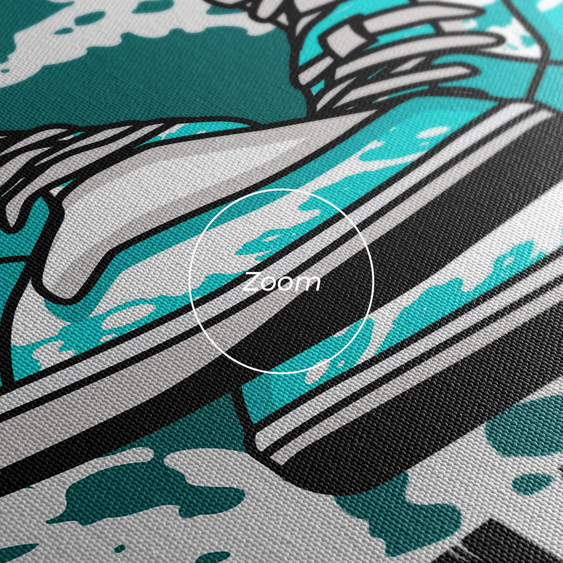 Light Blue Sneakers mockup 3