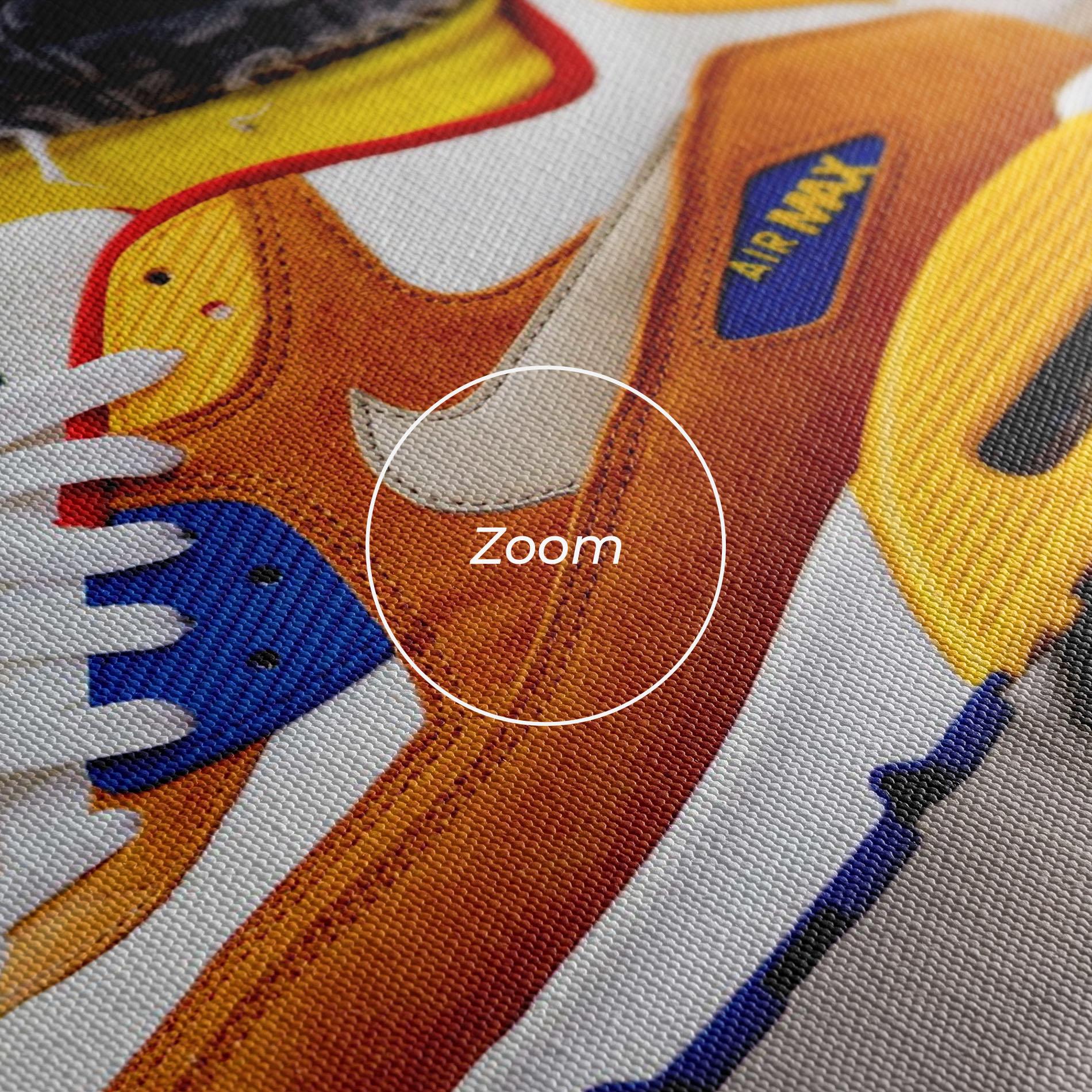 Leinwandbild Nike Air Max Shoes mockup 3