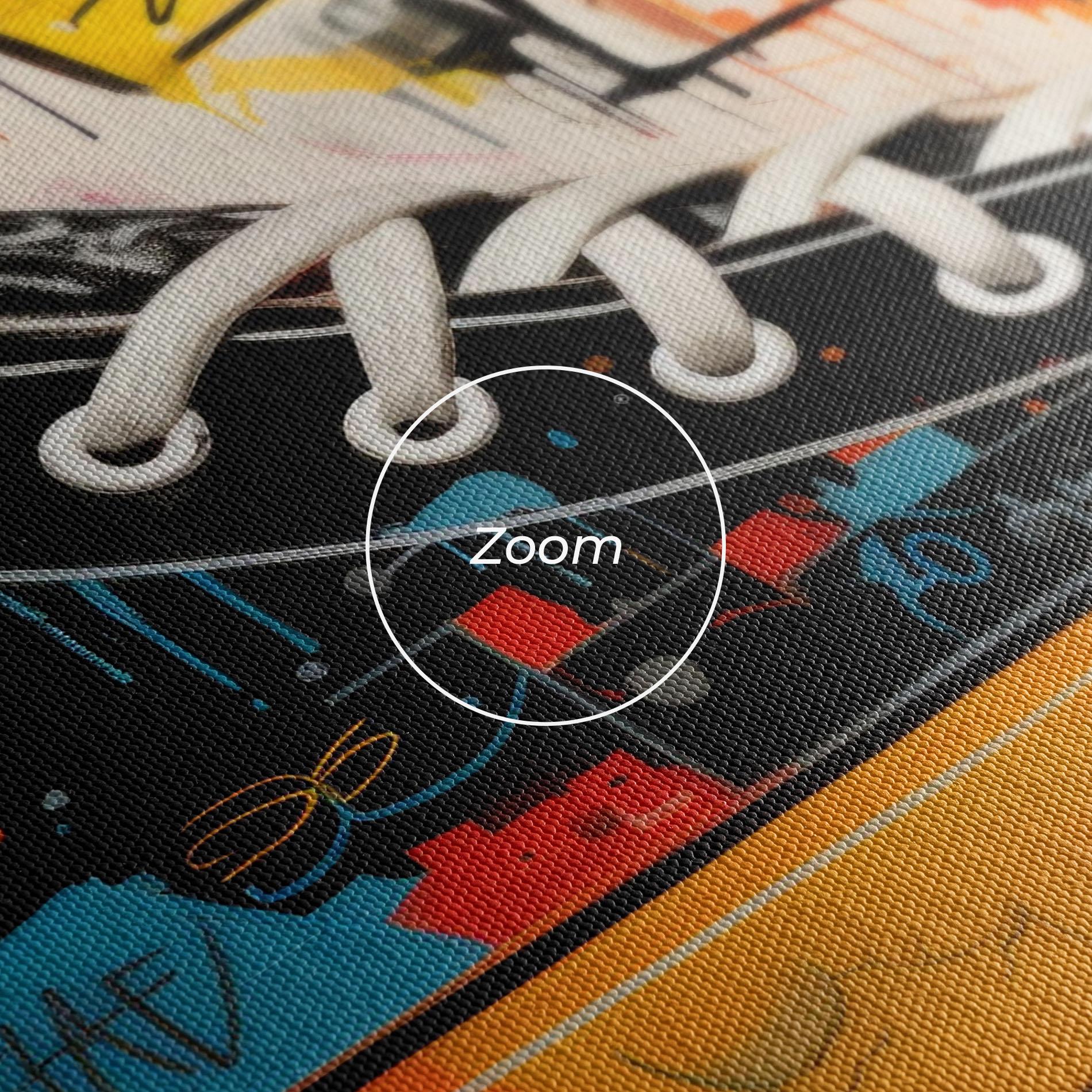 Leinwandbild Teenager Sneakers mockup 3