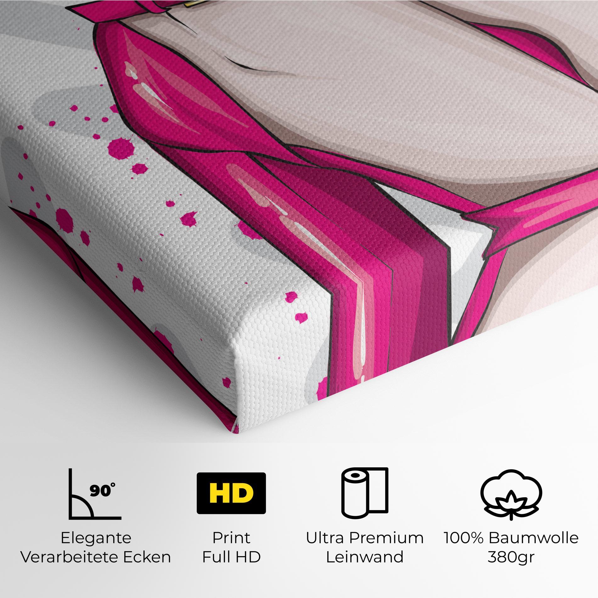 Leinwandbild Green Nails mockup 4