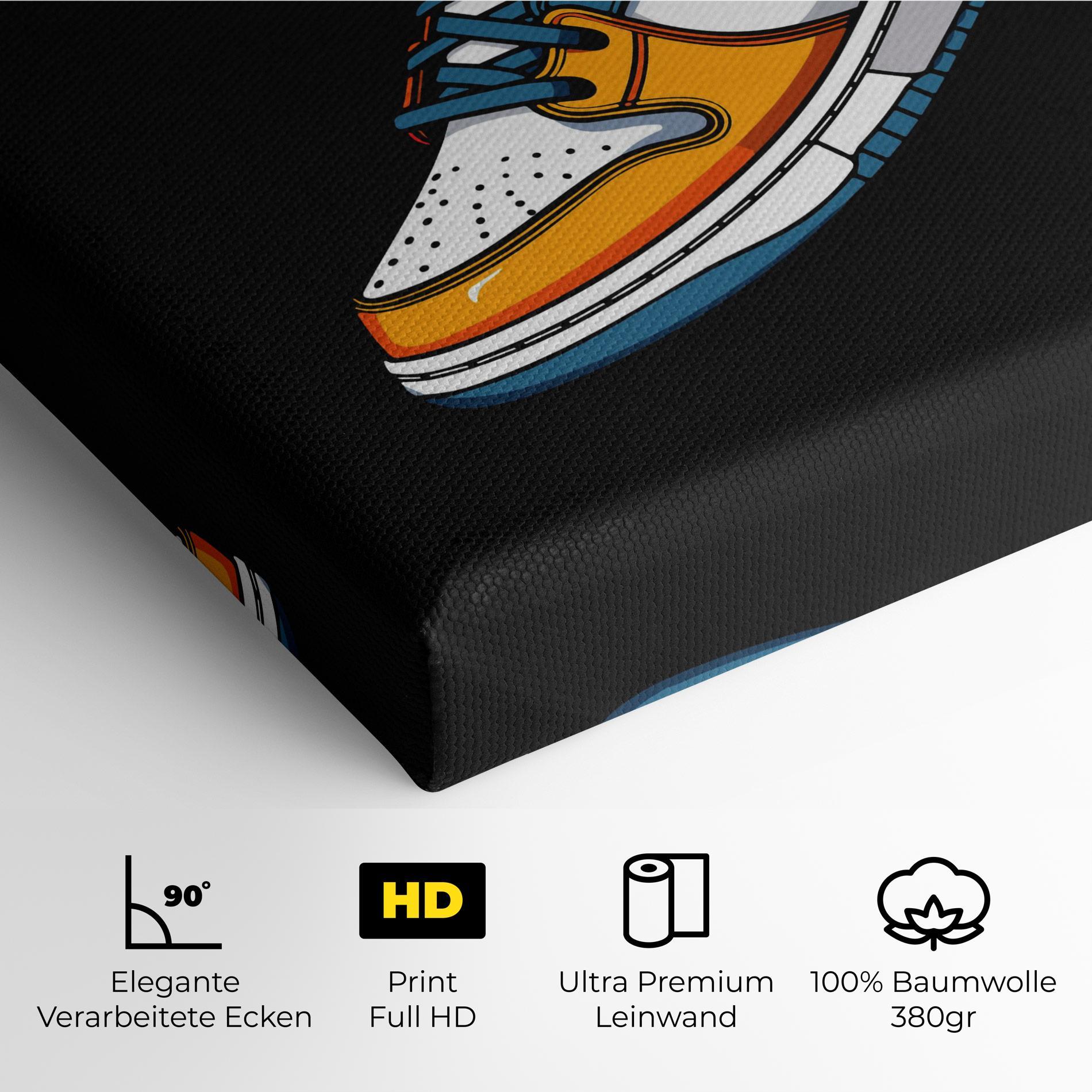 Leinwandbild Nike Shoe mockup 4