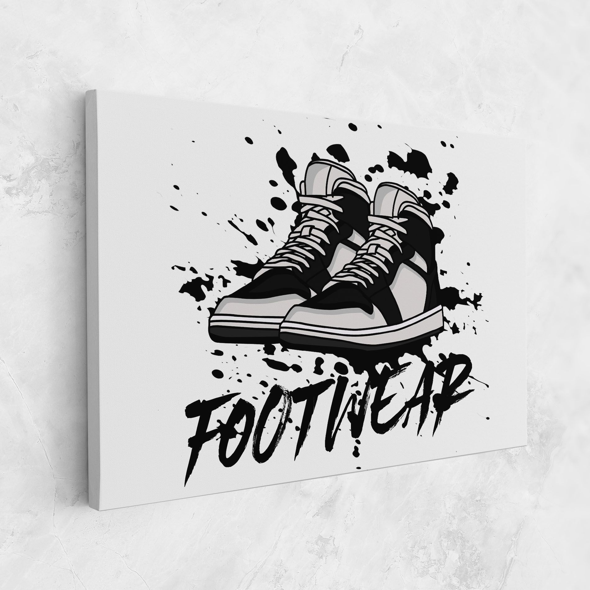 Black Footwear mockup 1