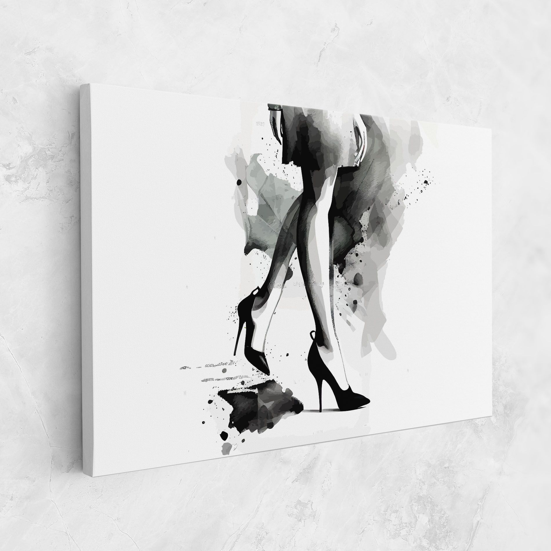 Watercolor Shoes mockup 1