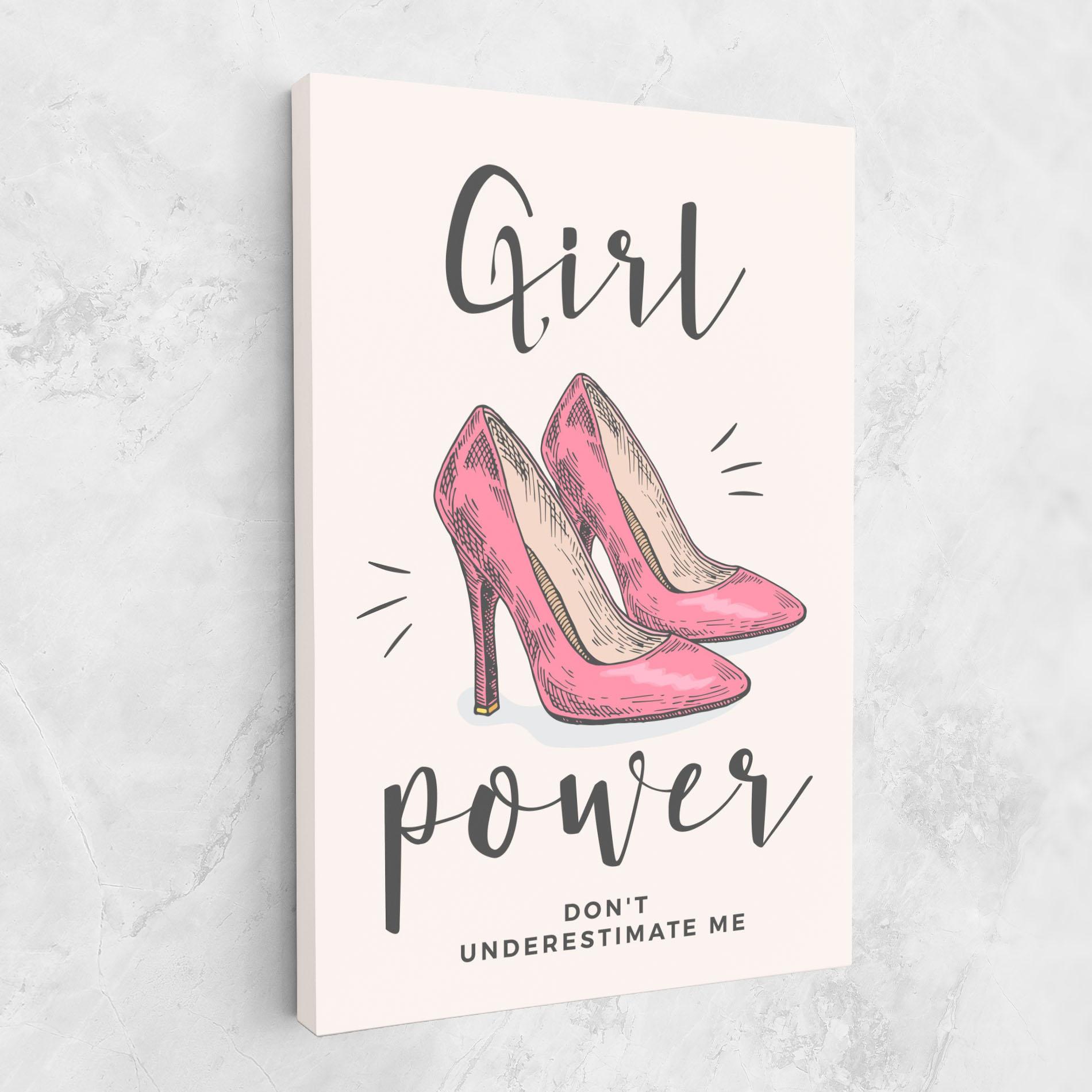 Leinwandbild Girl Power mockup 1