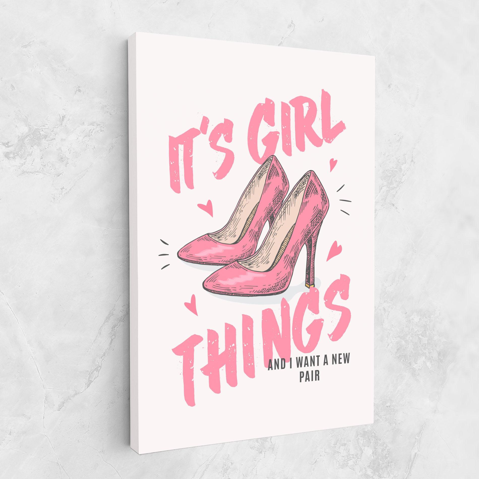 Leinwandbild Girl Things mockup 1